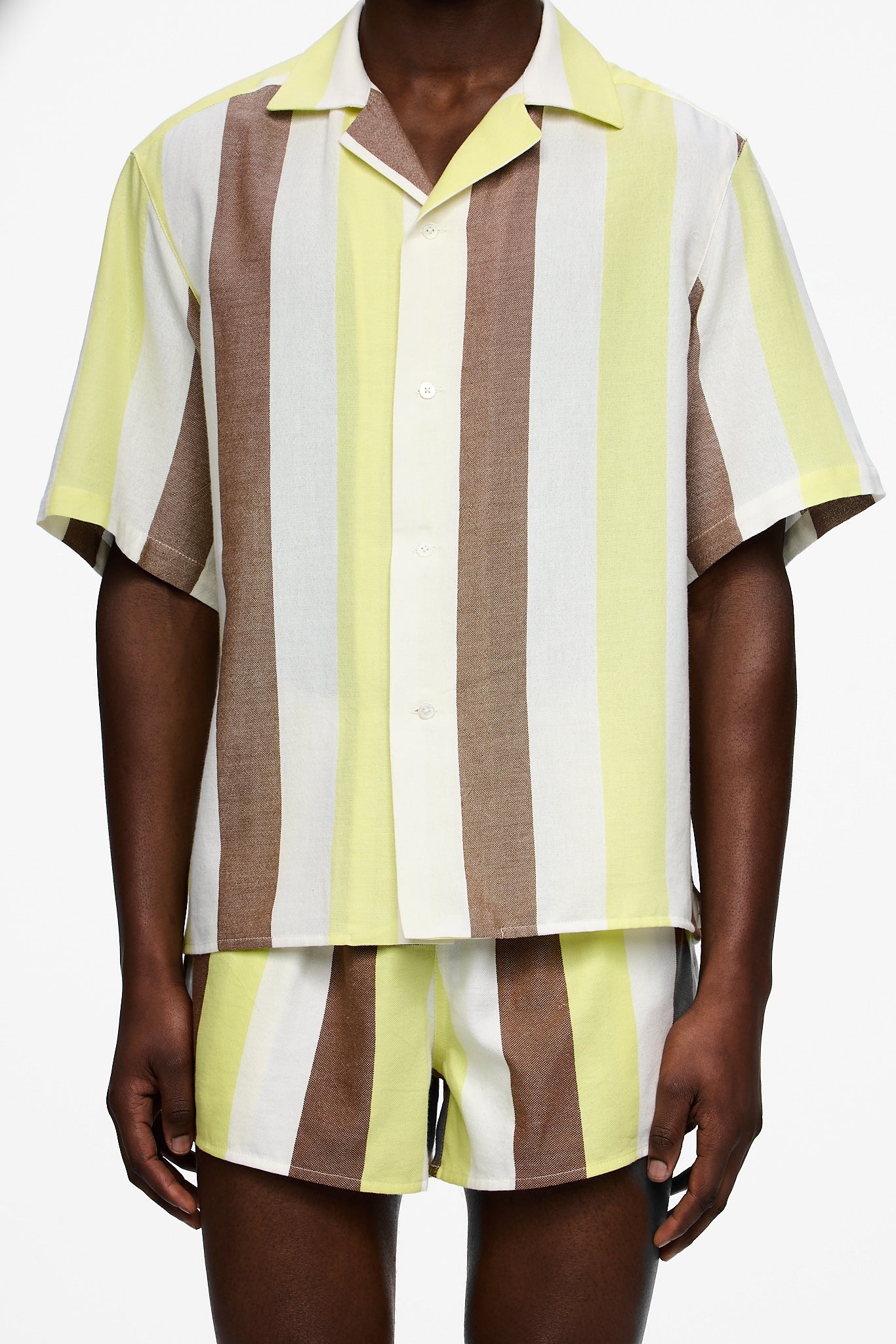 The Petite Camp Shirt : Stripe 19