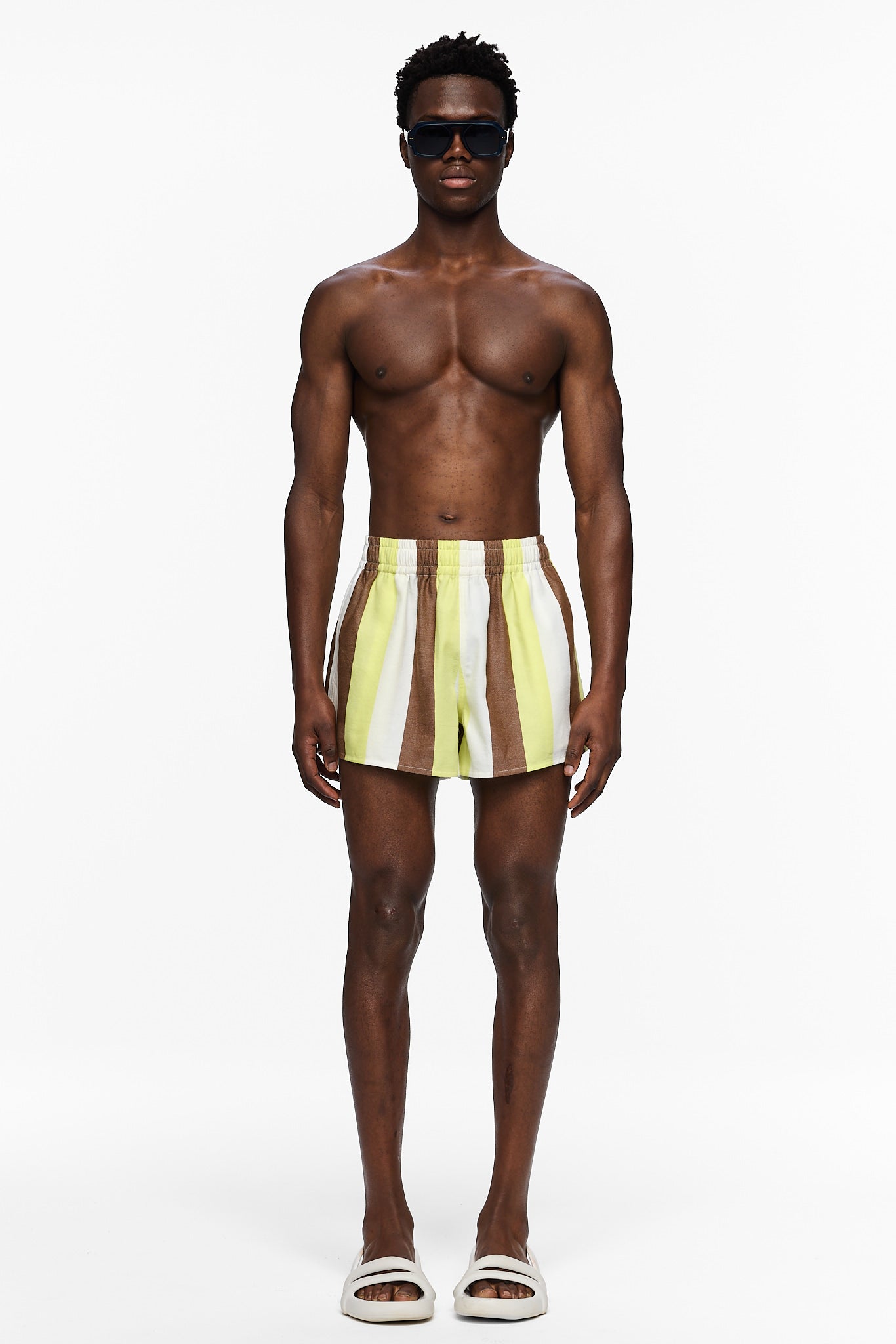 The High Waisted Short - Stripe 19