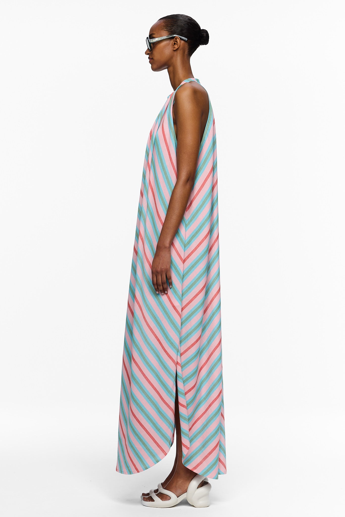 The Halter Dress - Stripe 94
