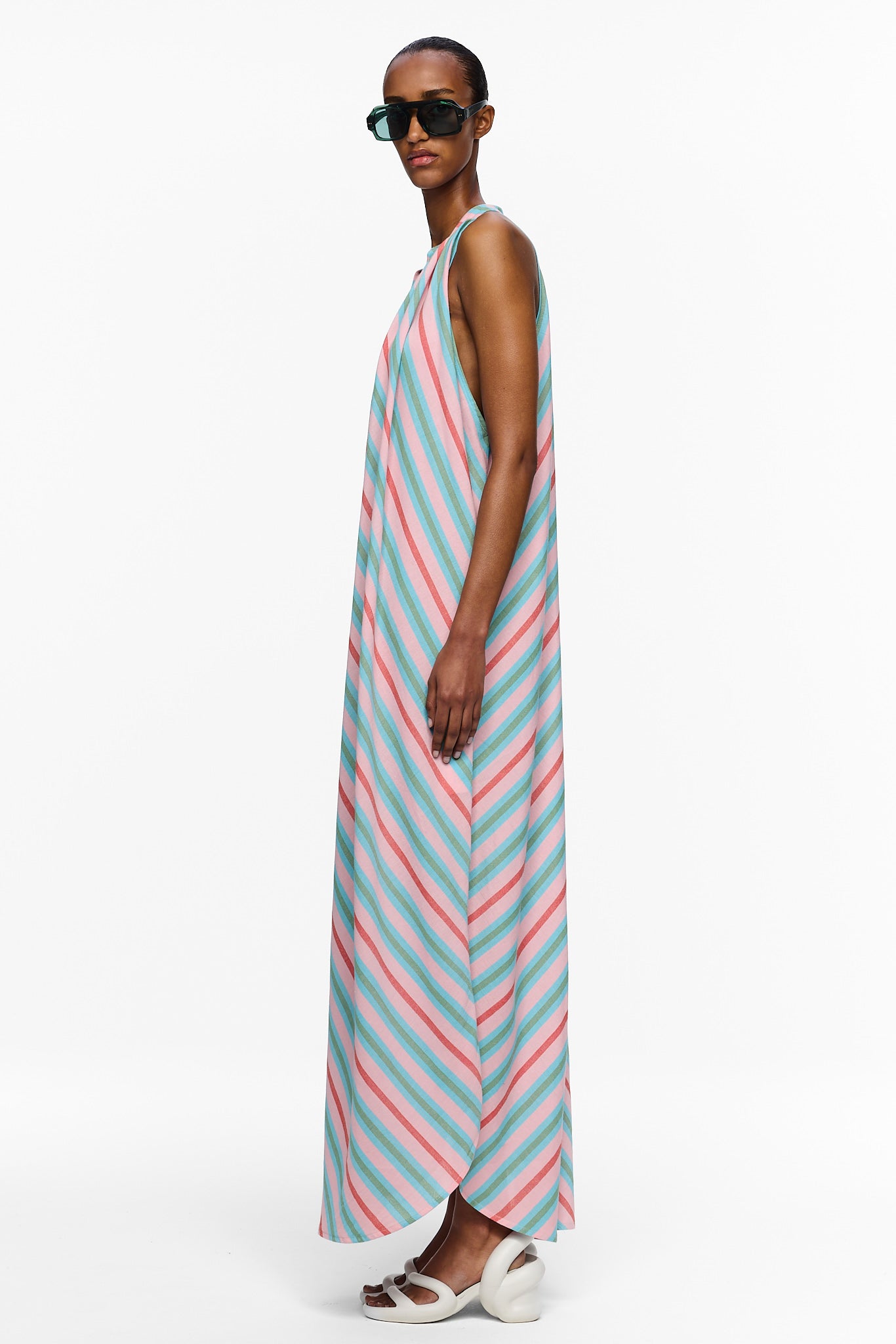 The Halter Dress - Stripe 94