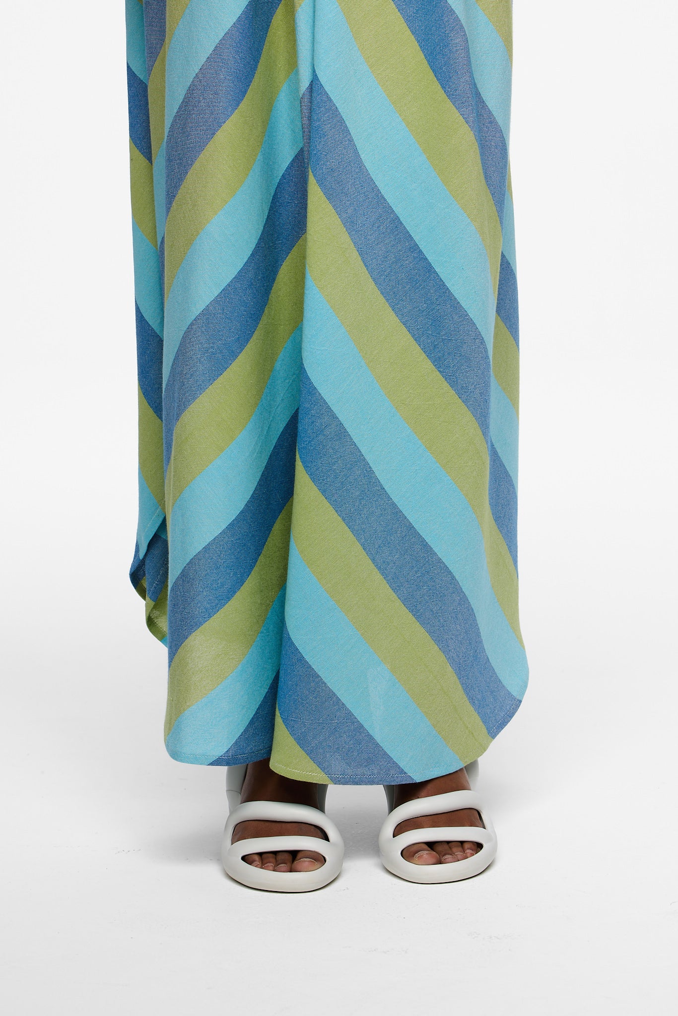 The Halter Dress - Stripe 55