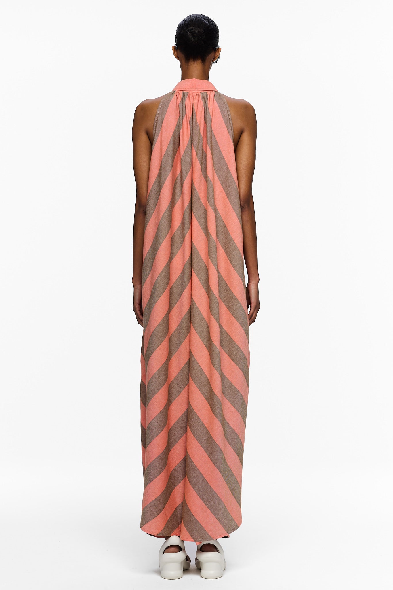 The Halter Dress - Stripe 62