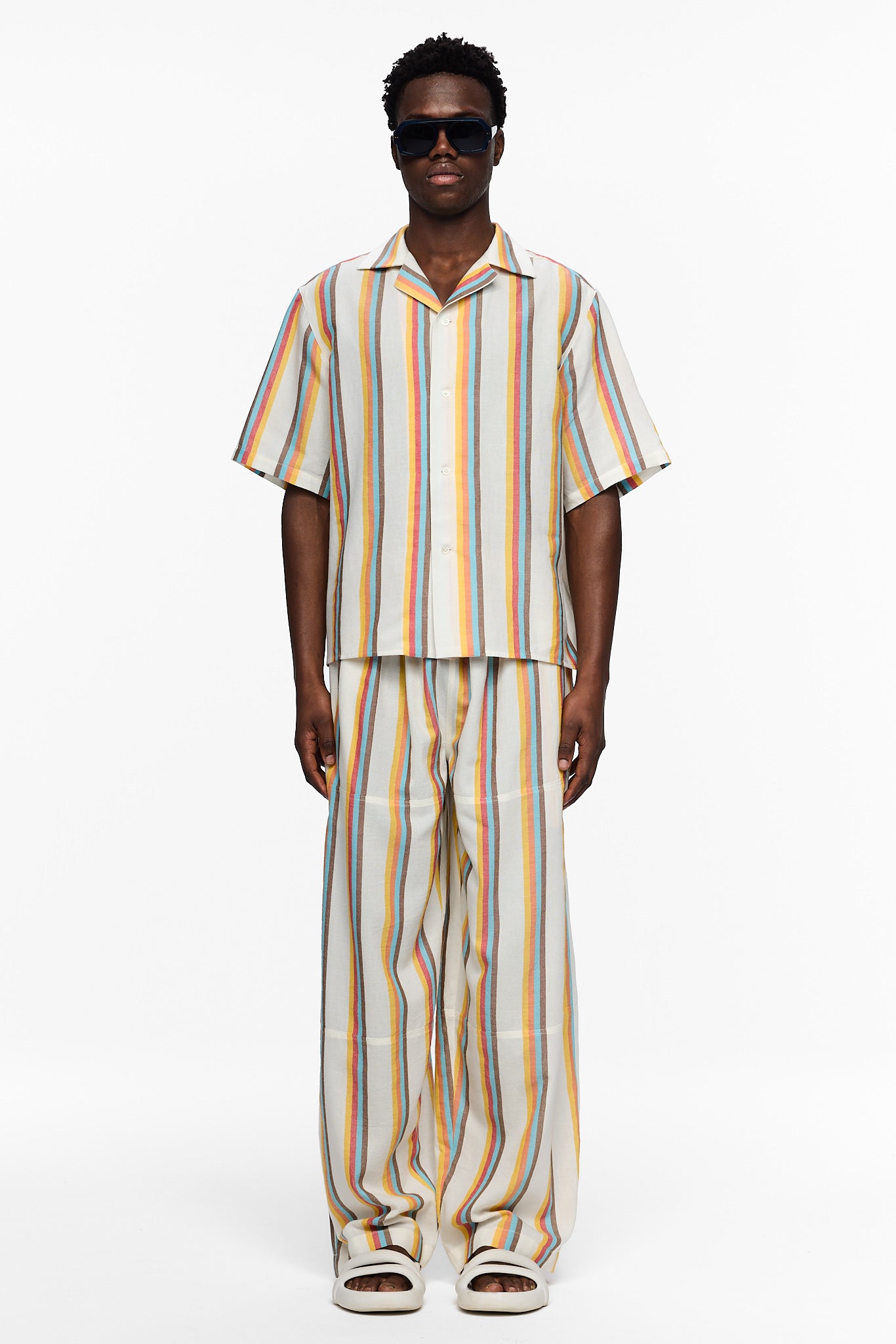 The Petite Camp Shirt : Stripe 18