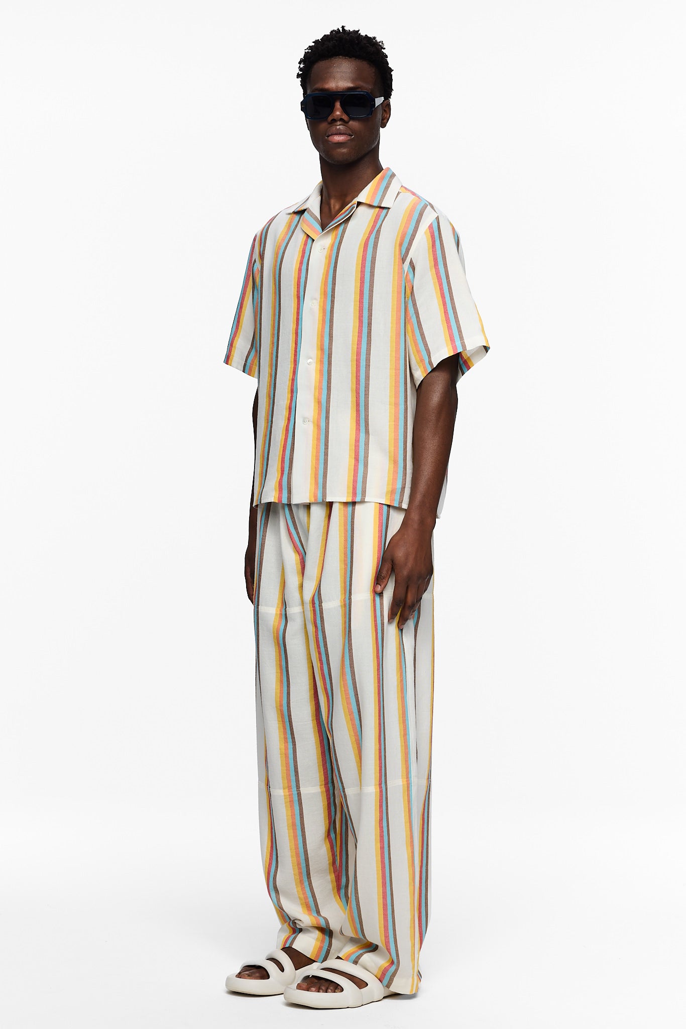 The Petite Camp Shirt : Stripe 18