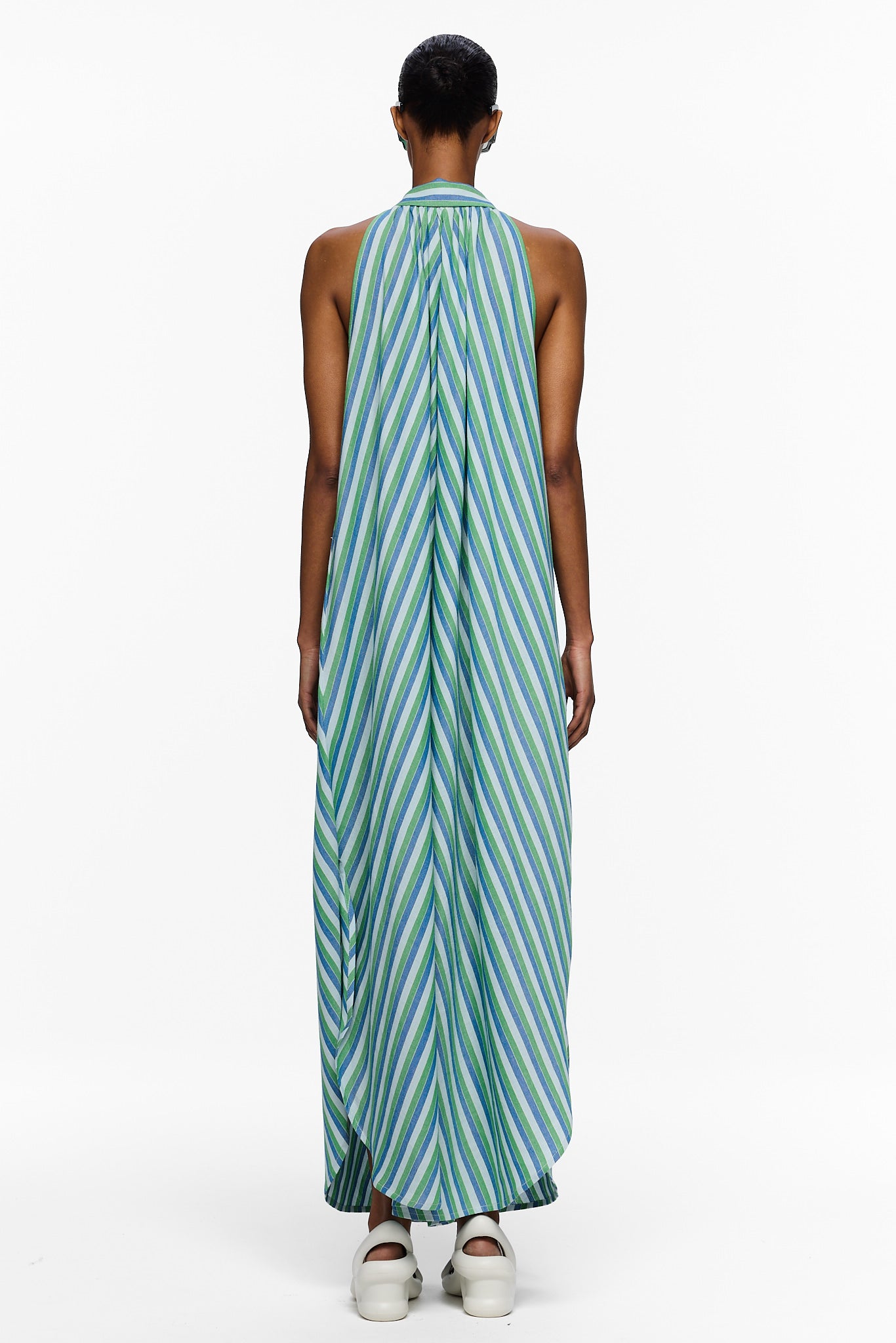 The Halter Dress - Stripe 67