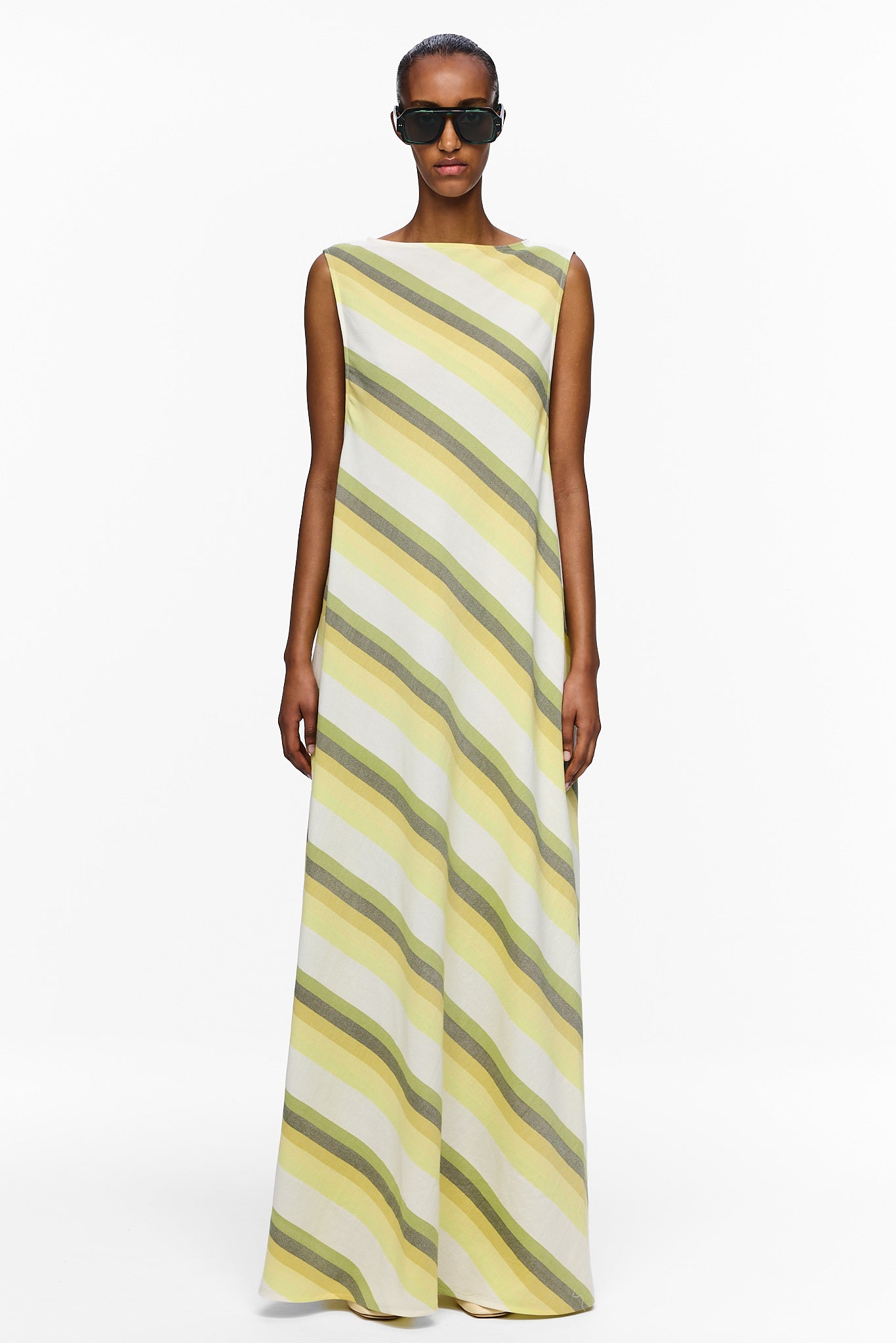 The Column Dress - Stripe 84