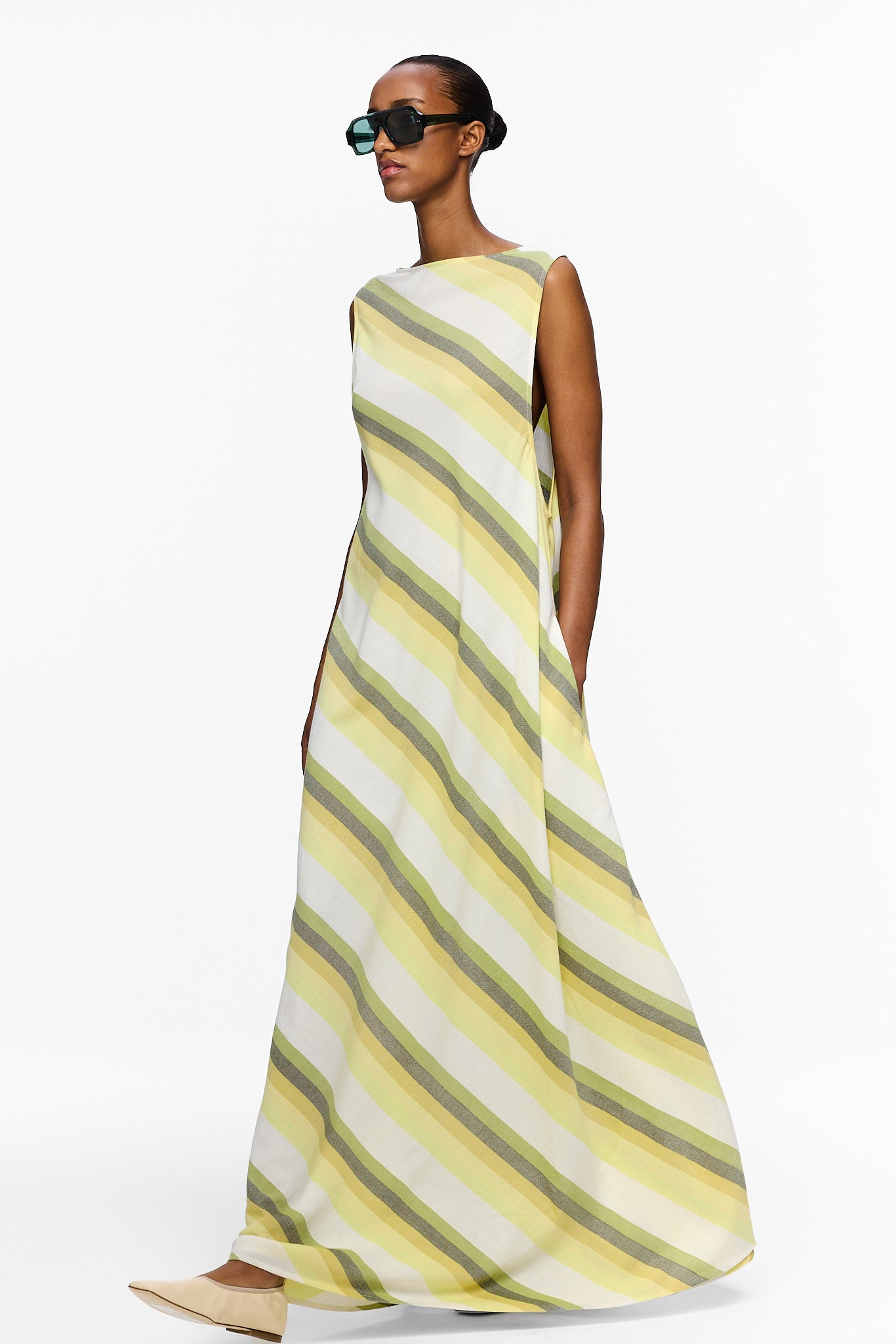 The Column Dress - Stripe 84