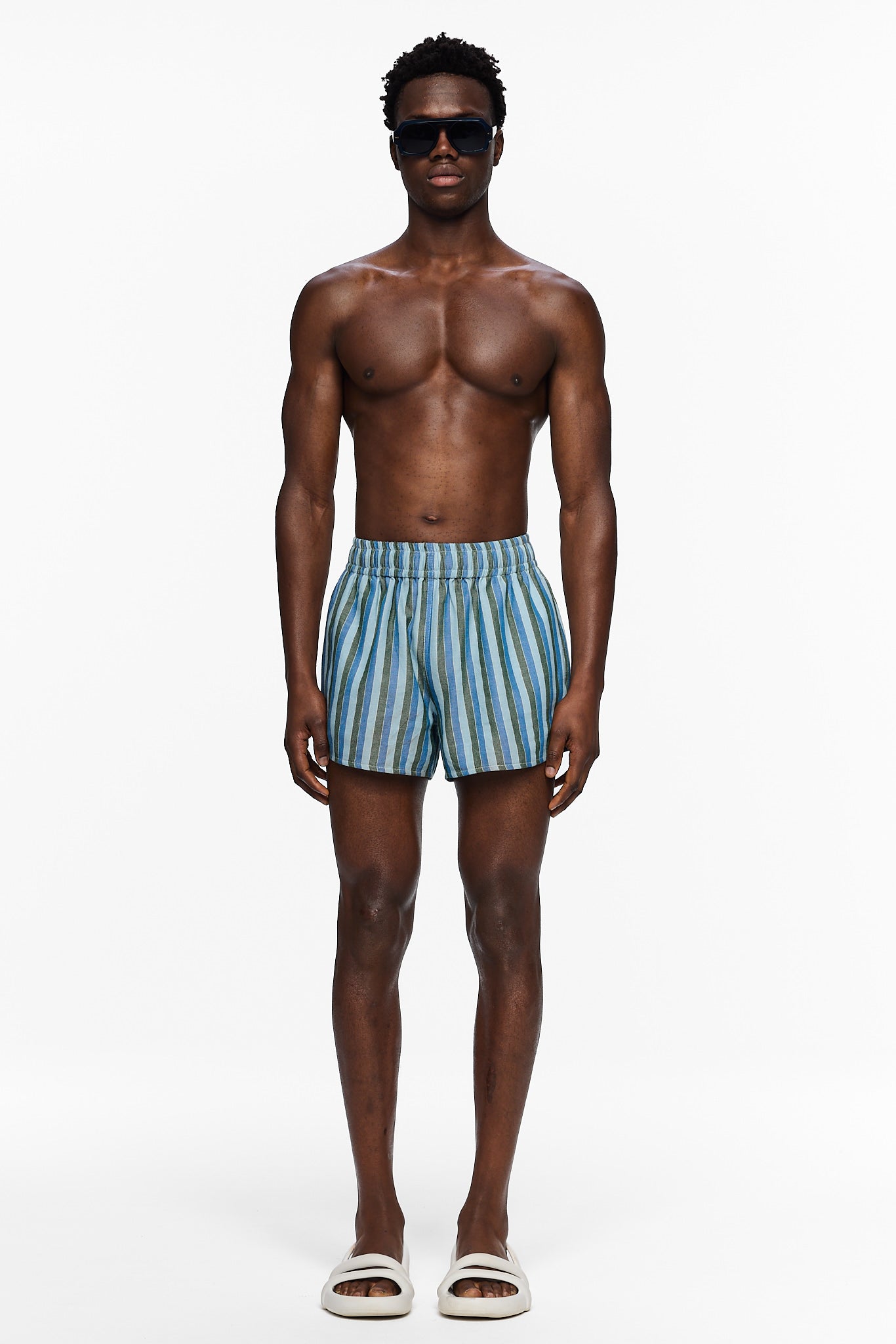 The High Waisted Short - Stripe 68