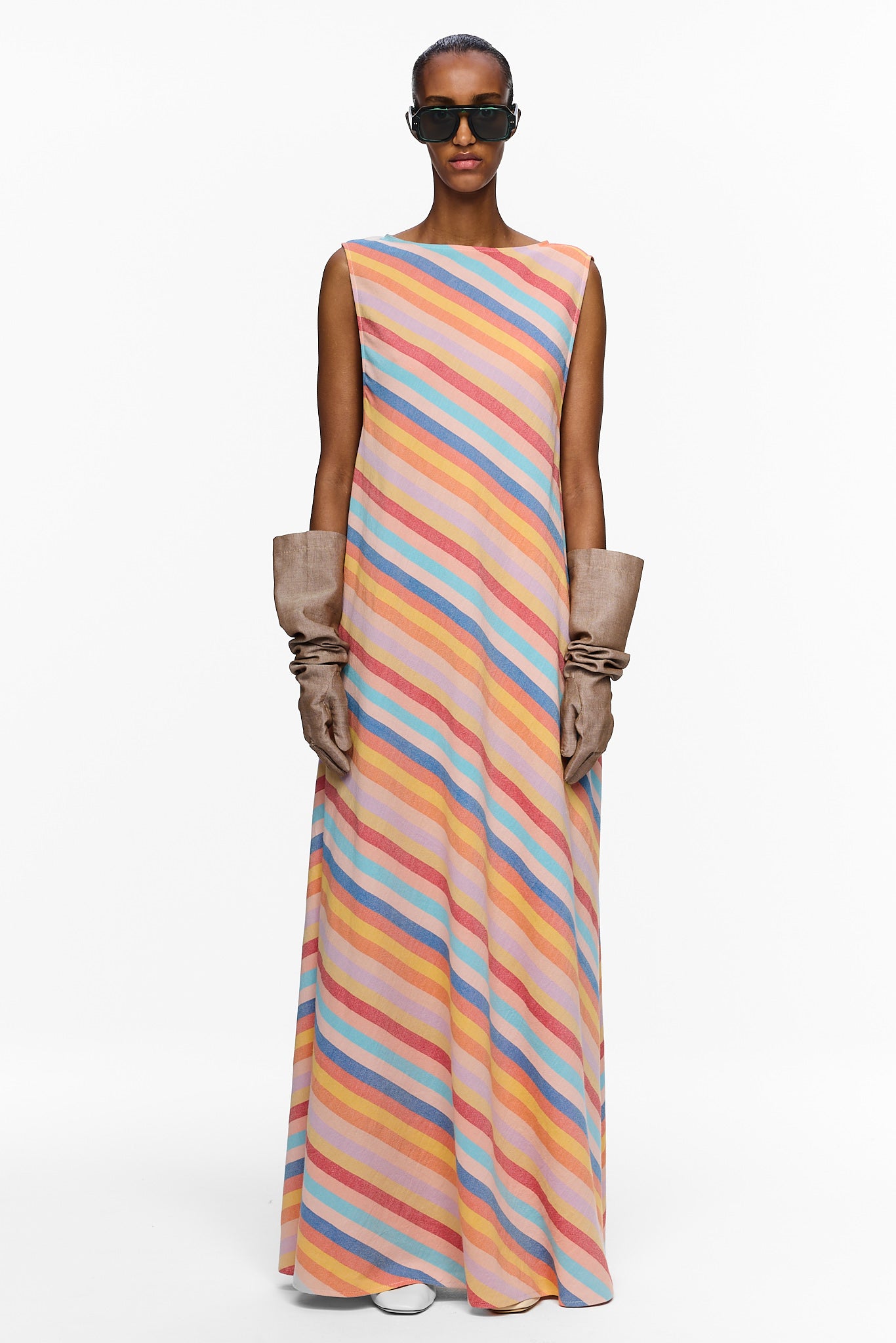 The Column Dress - Stripe 92