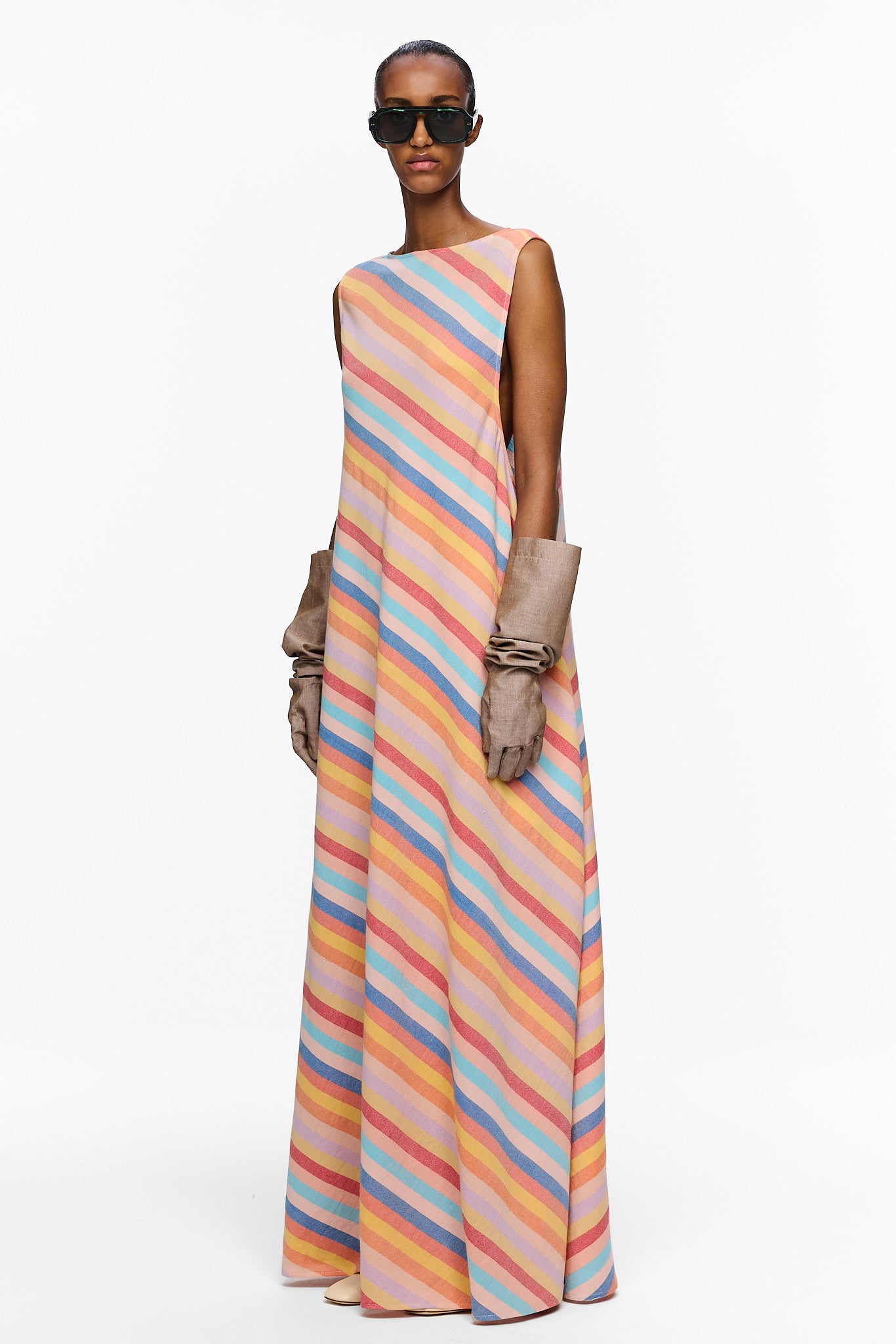 The Column Dress - Stripe 92 – Marrakshi Life