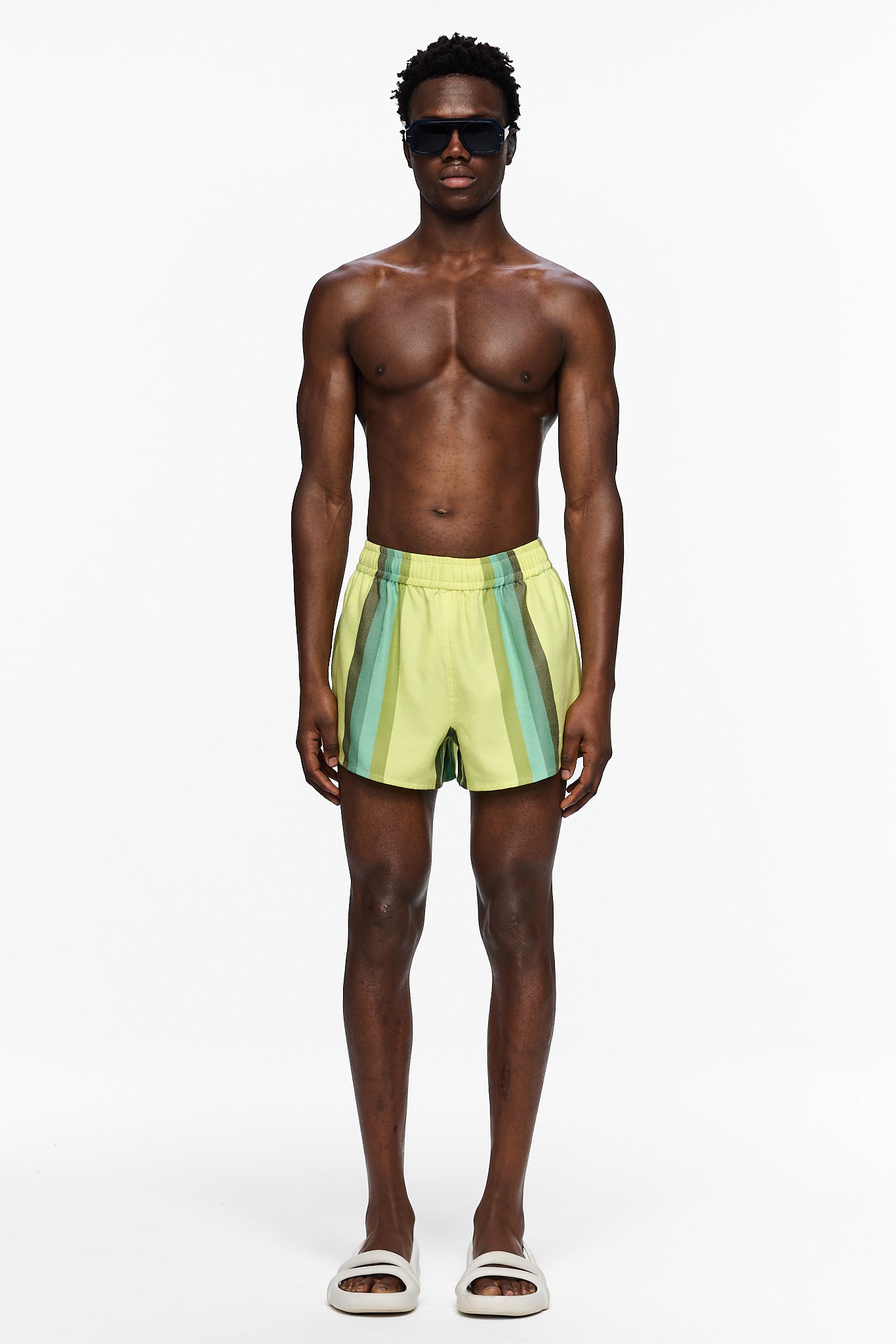 The High Waisted Short - Stripe 93