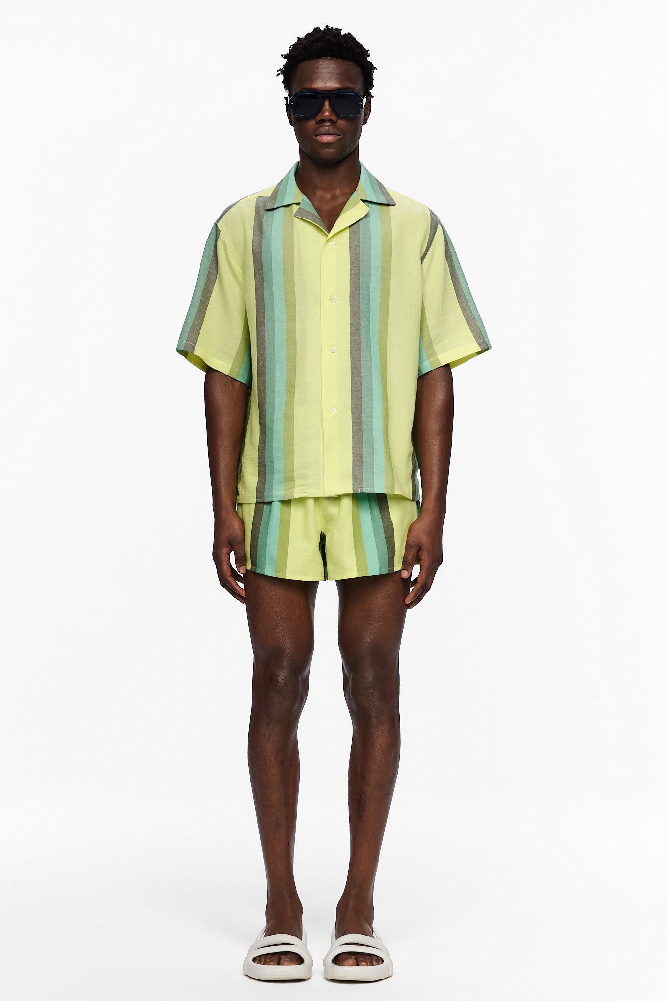 The Petite Camp Shirt : Stripe 93