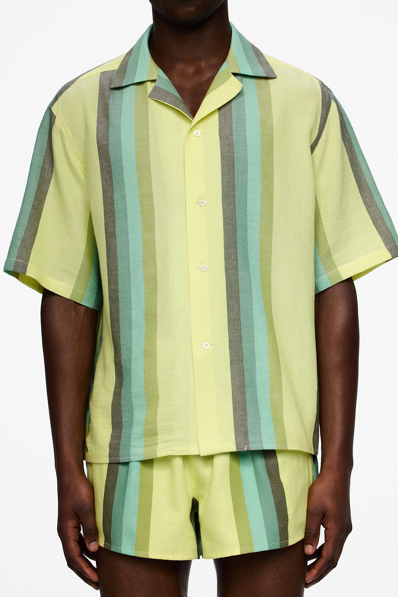 The Petite Camp Shirt : Stripe 93