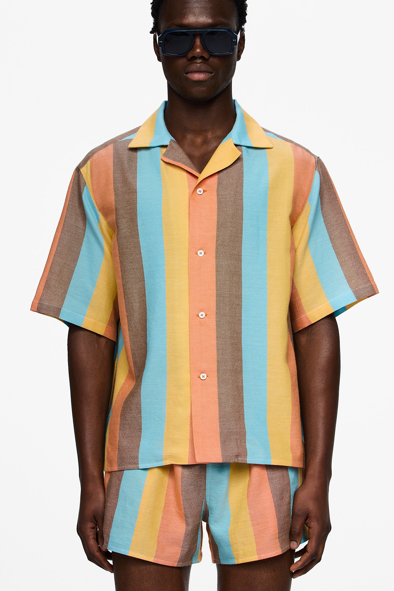 The Petite Camp Shirt : Stripe 1