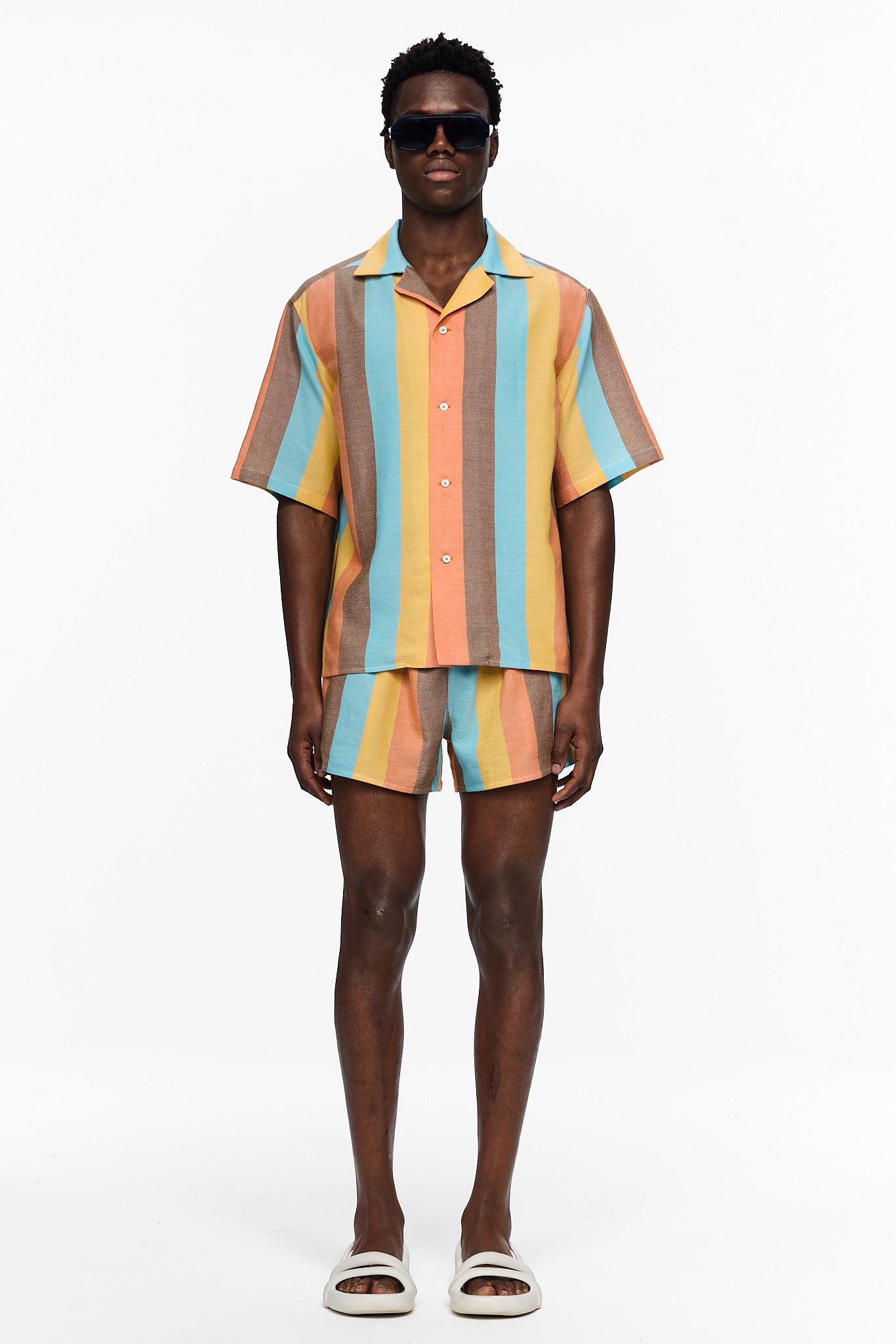 The High Waisted Short - Stripe 1