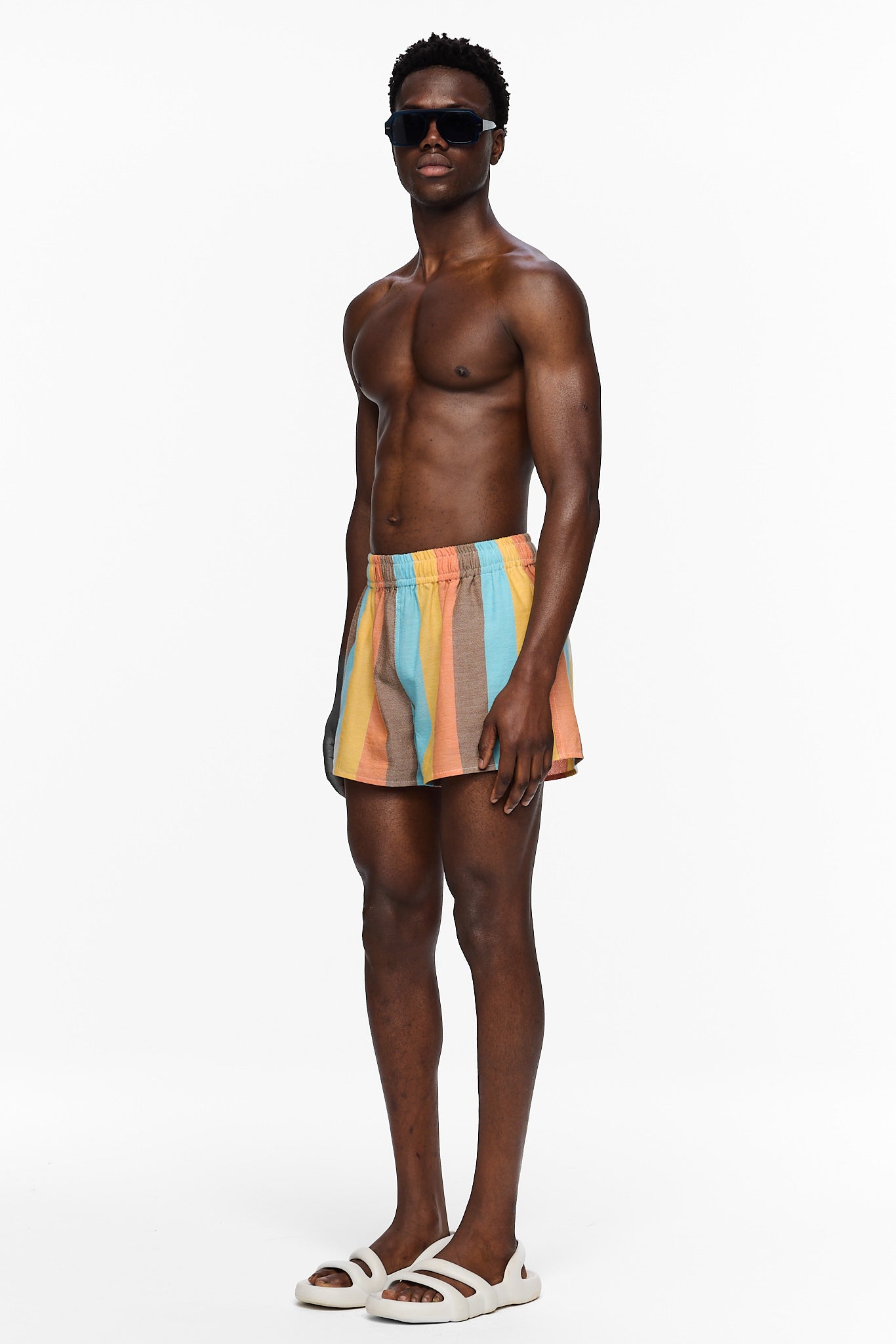 The High Waisted Short - Stripe 1