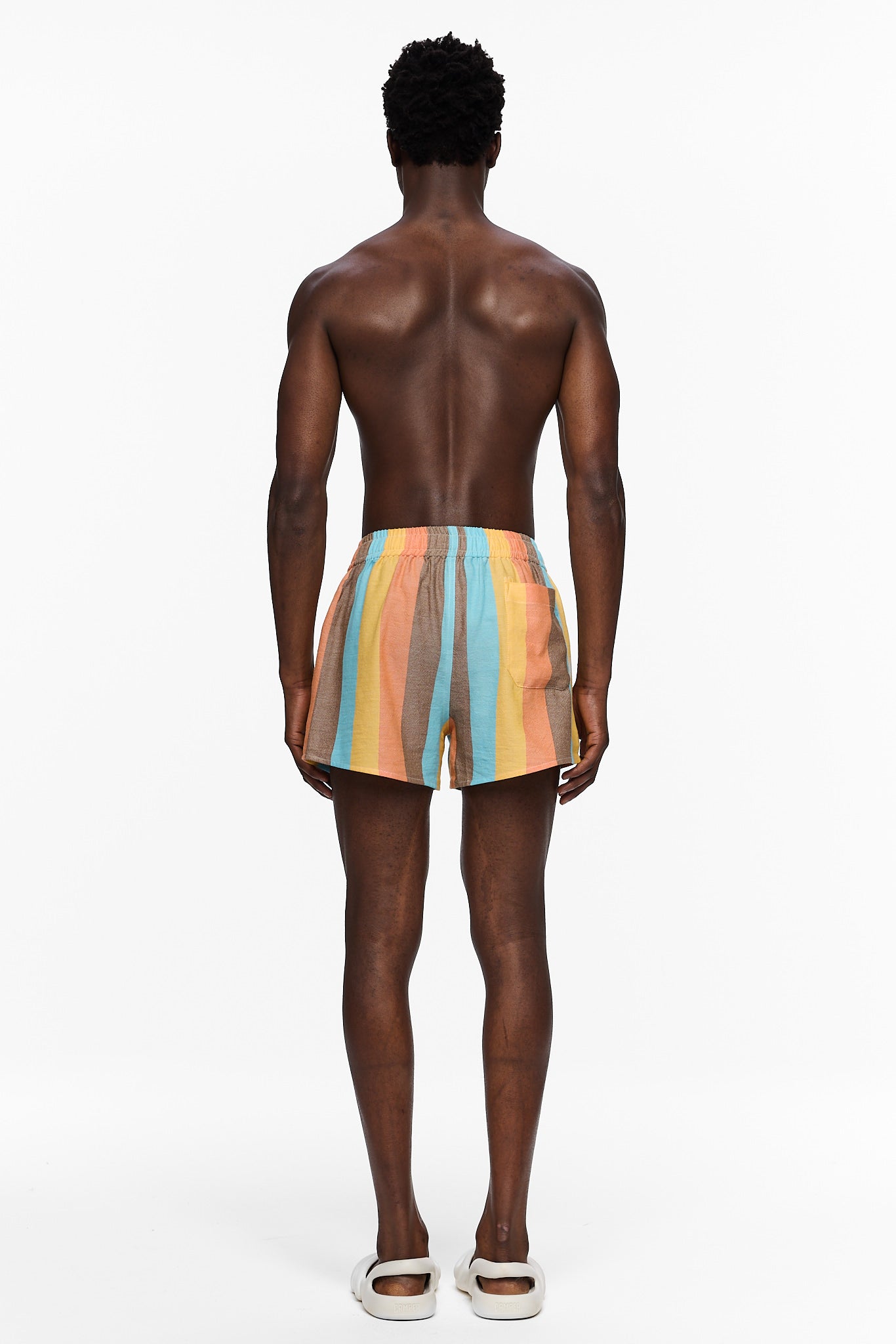 The High Waisted Short - Stripe 1