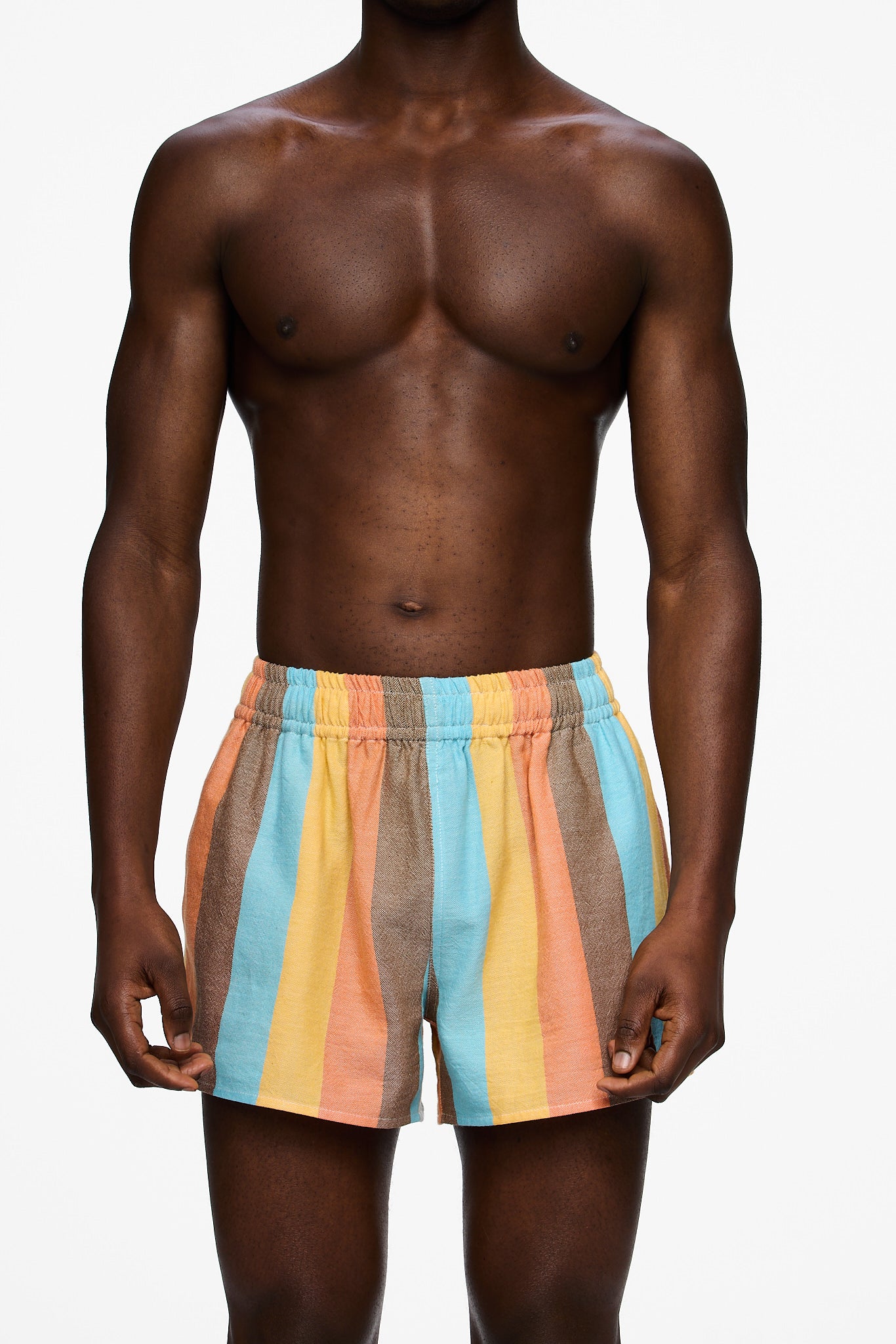 The High Waisted Short - Stripe 1