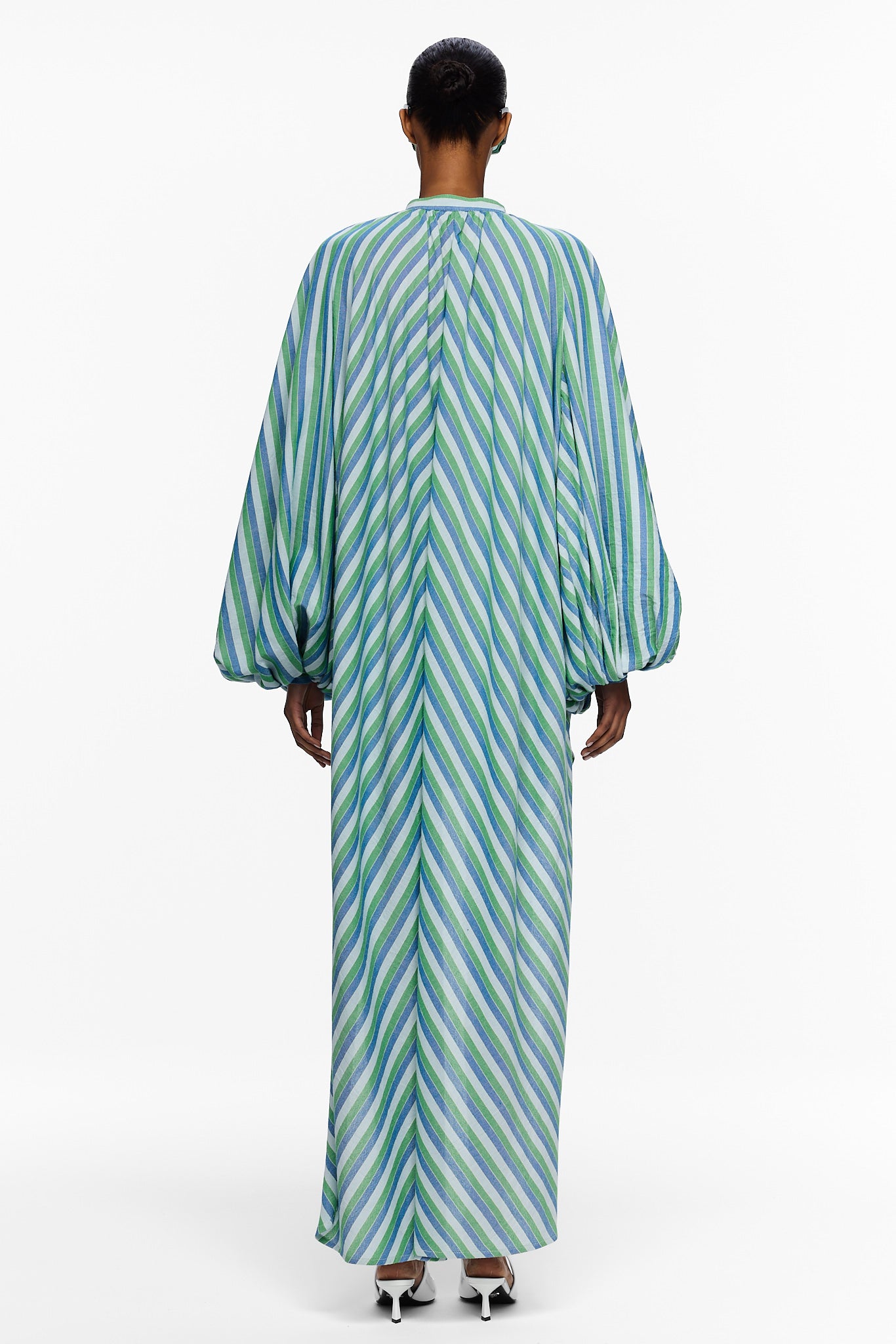 The High-Low Touareg Dress - Stripe 67