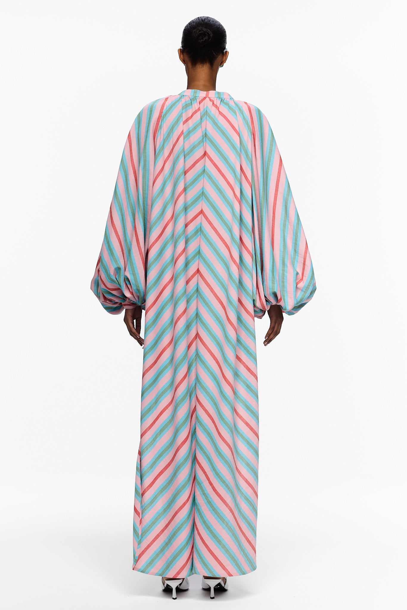 The High-Low Touareg Dress - Stripe 94