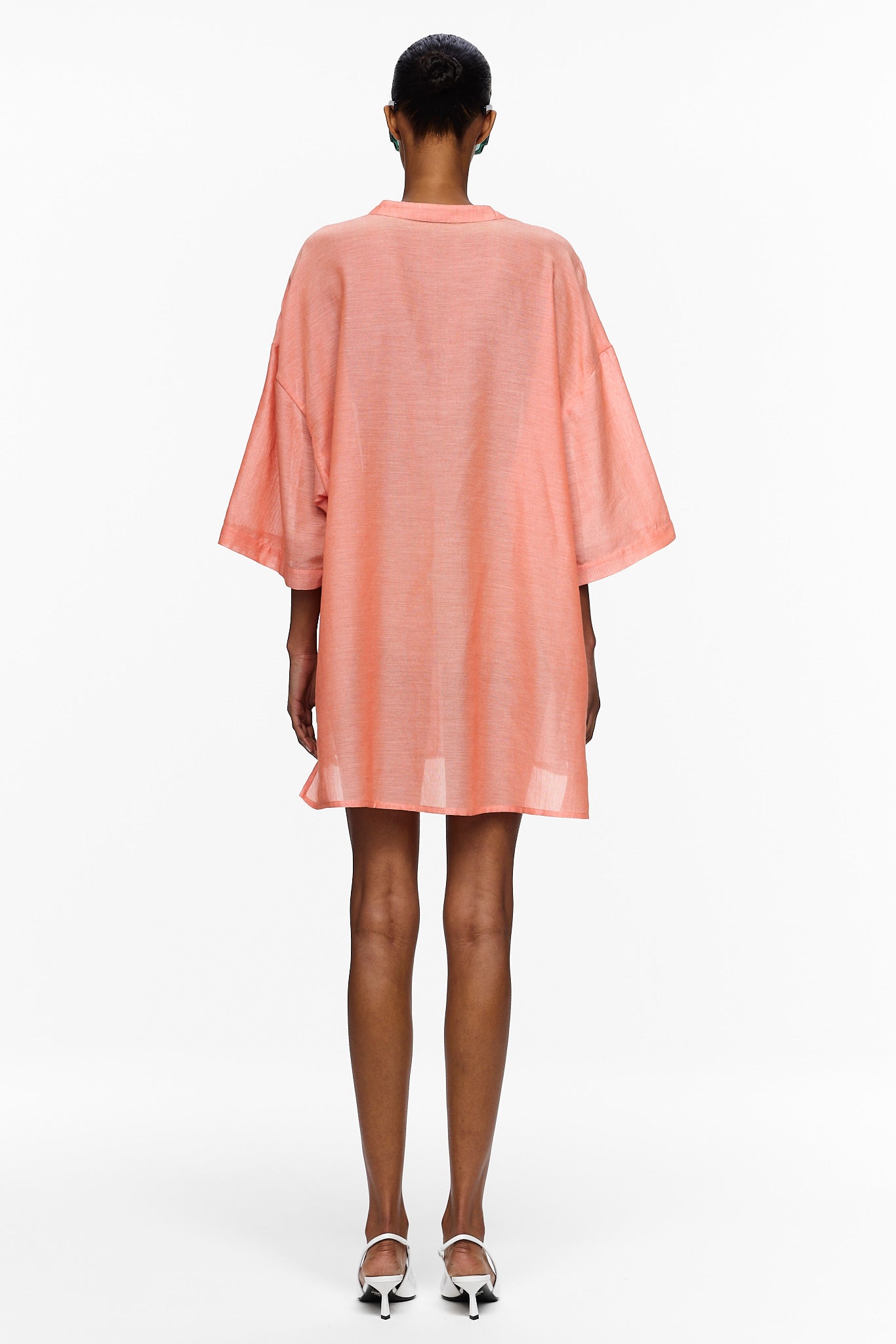 The Cropped Caftan - Burnt Orange