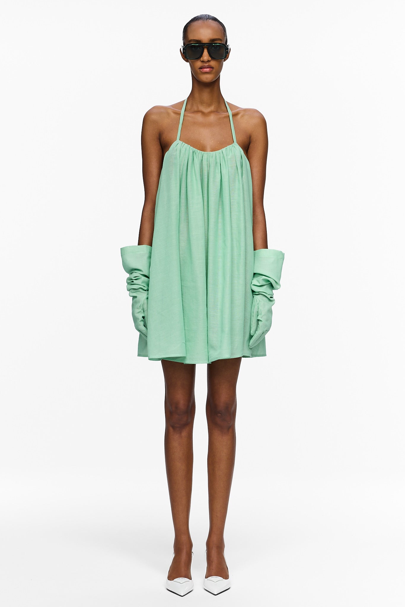 The Slip Dress Mini - Mint