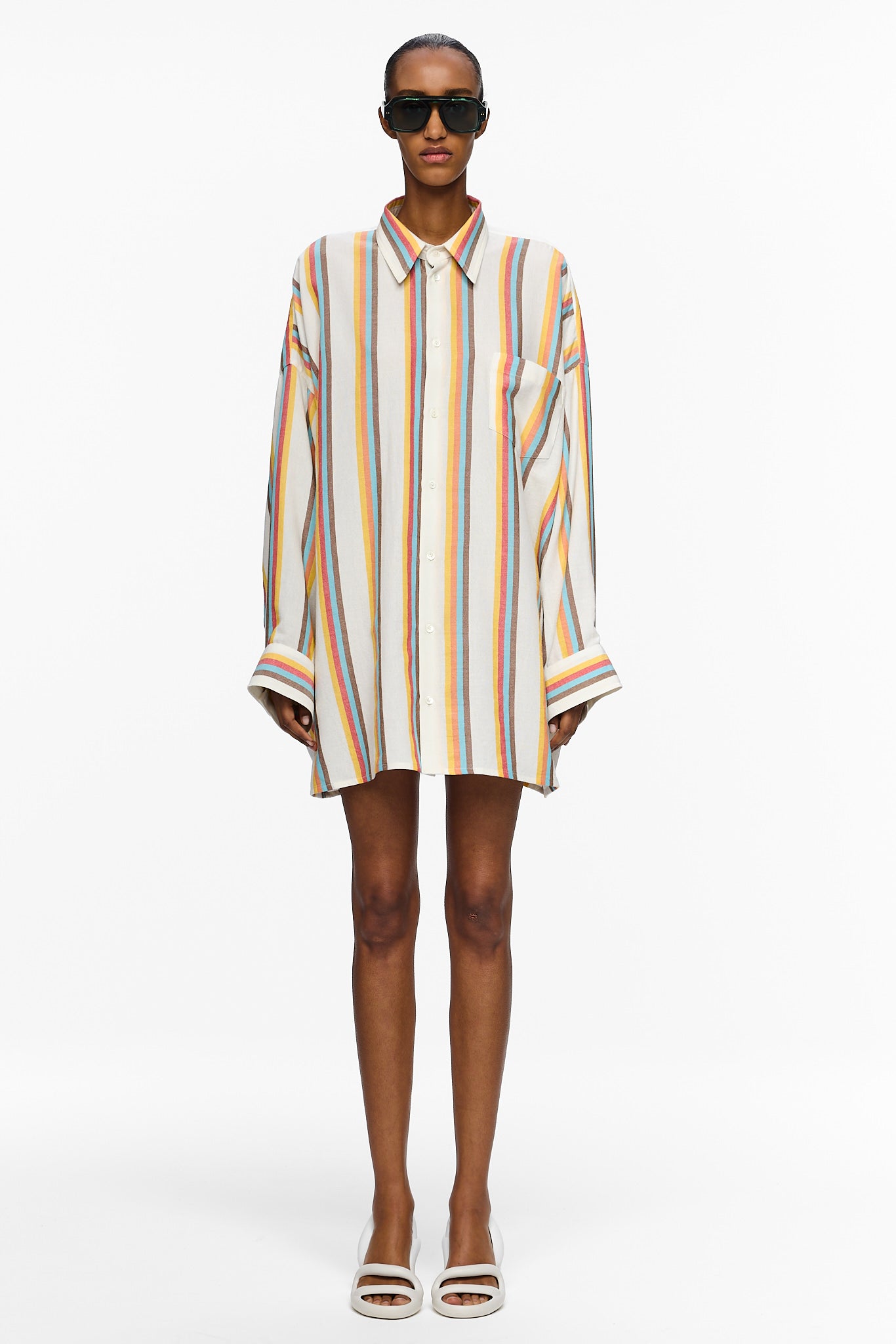 The Oversized Shirt - Stripe 18