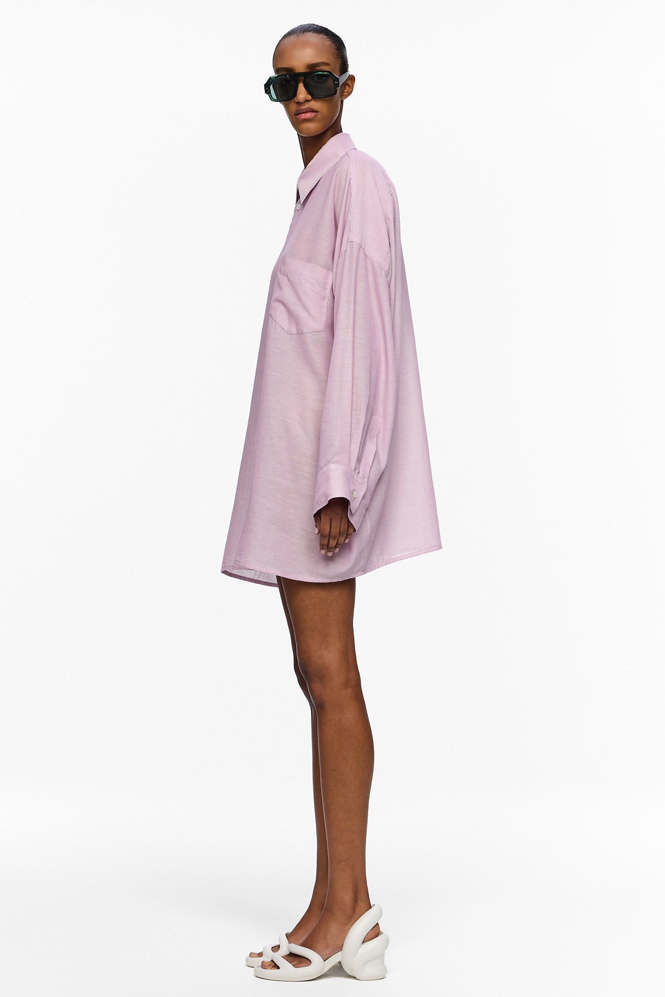 The Oversized Shirt - Lavender