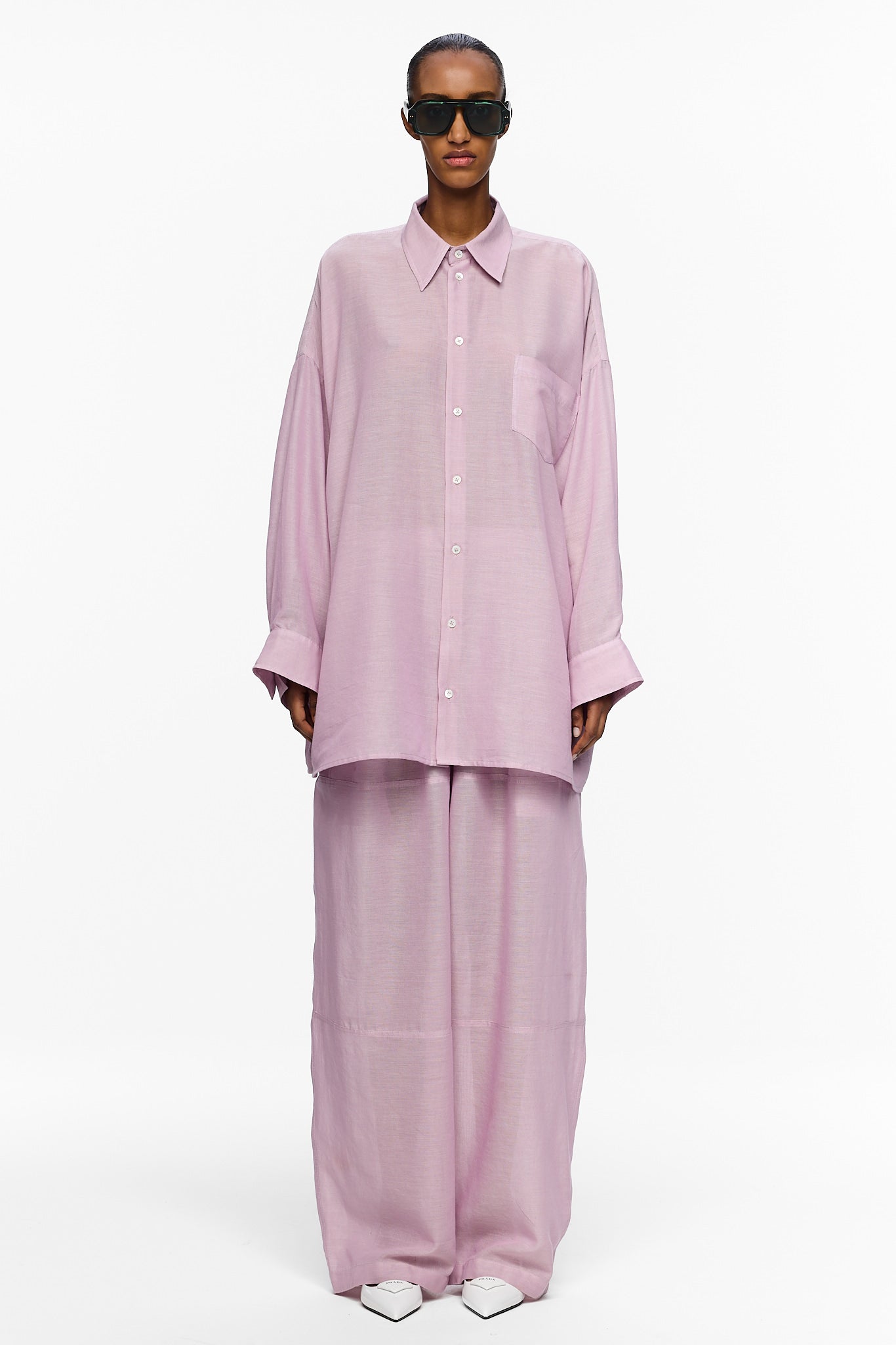 The Oversized Shirt - Lavender