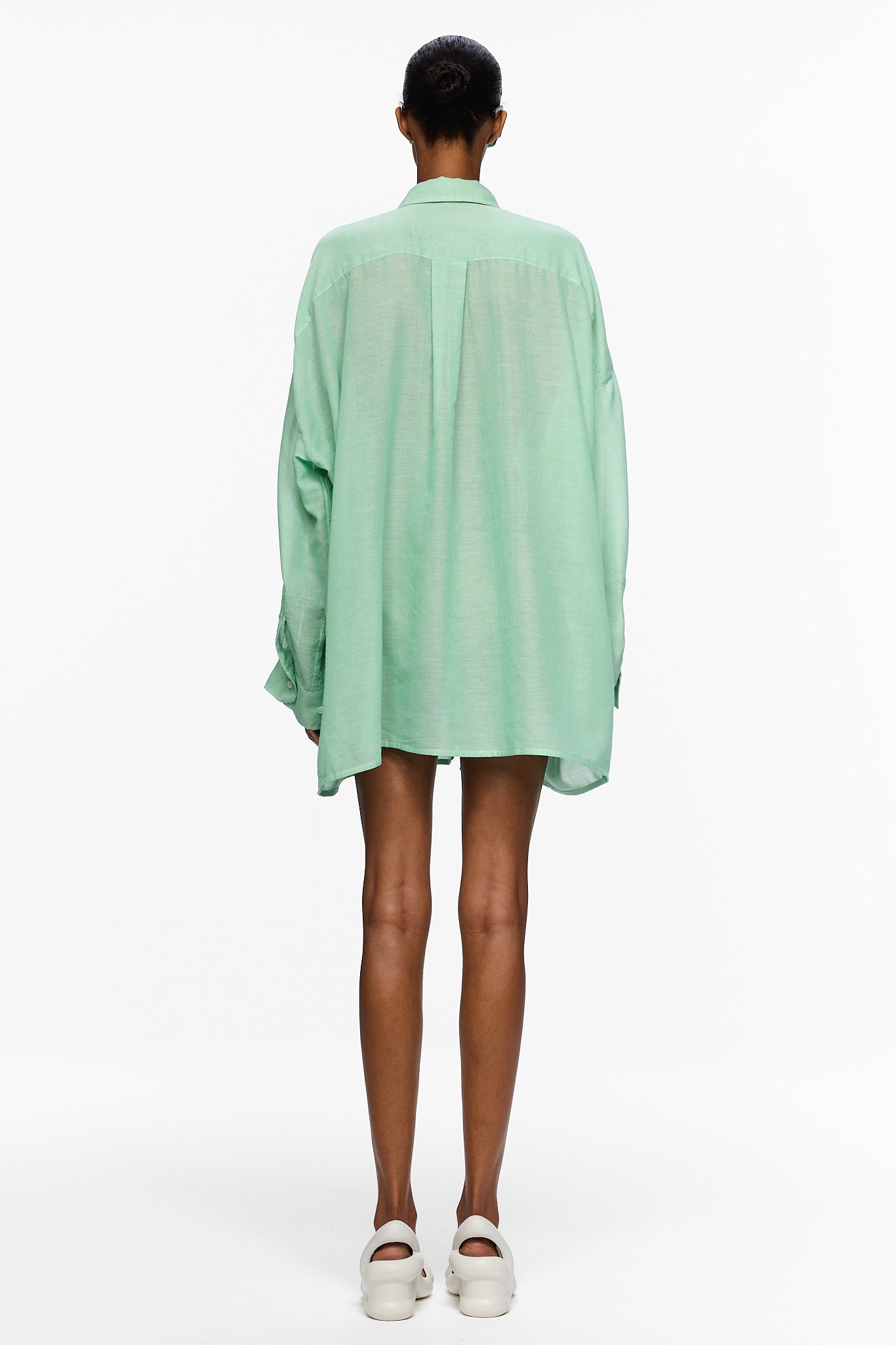 The Oversized Shirt - Mint