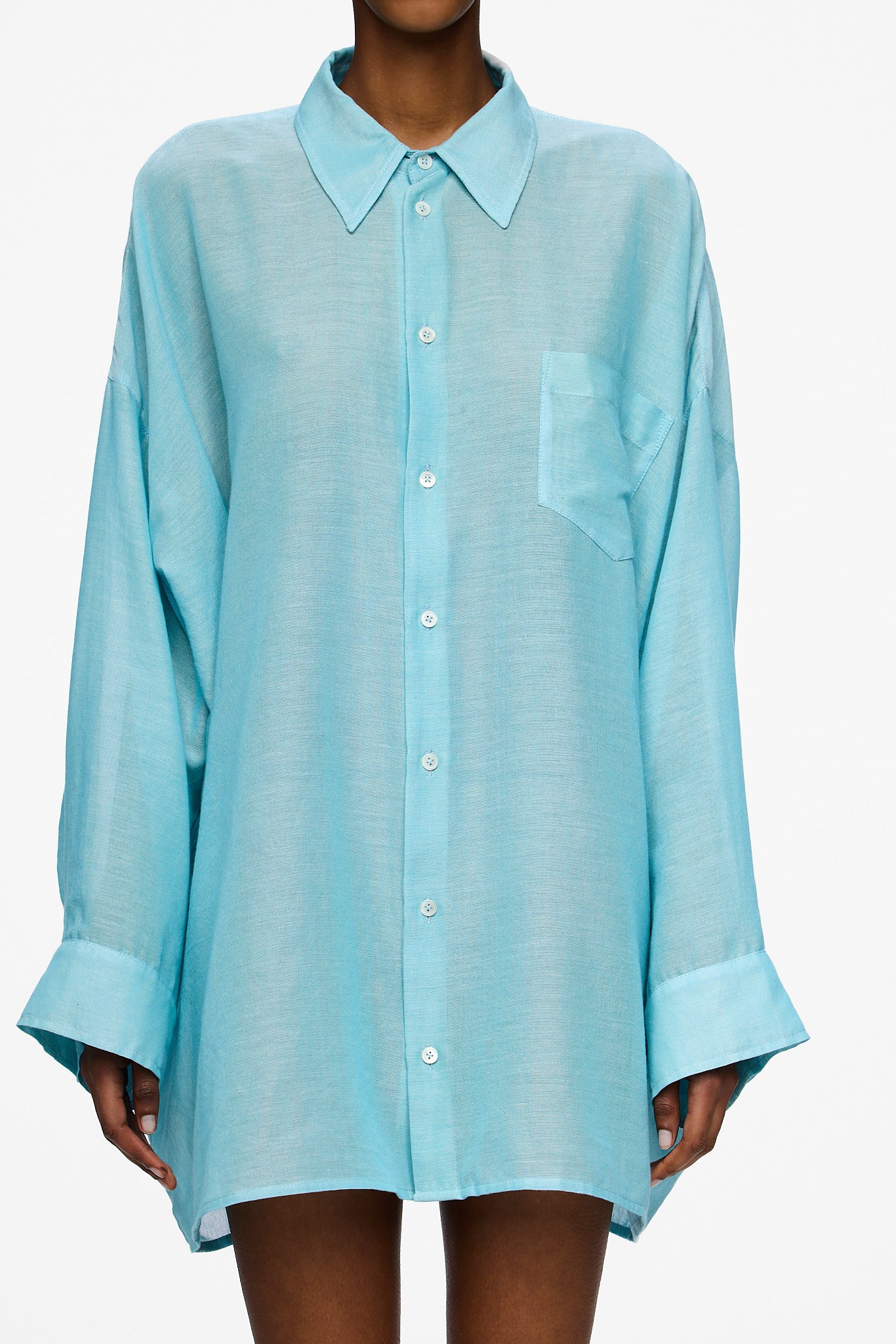 The Oversized Shirt - Blue Ciel