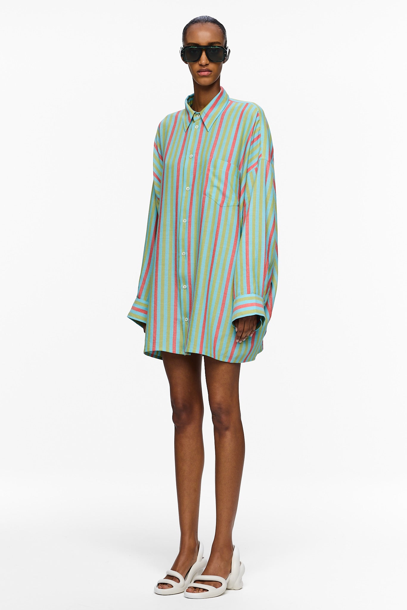 The Oversized Shirt - Stripe 56 – Marrakshi Life