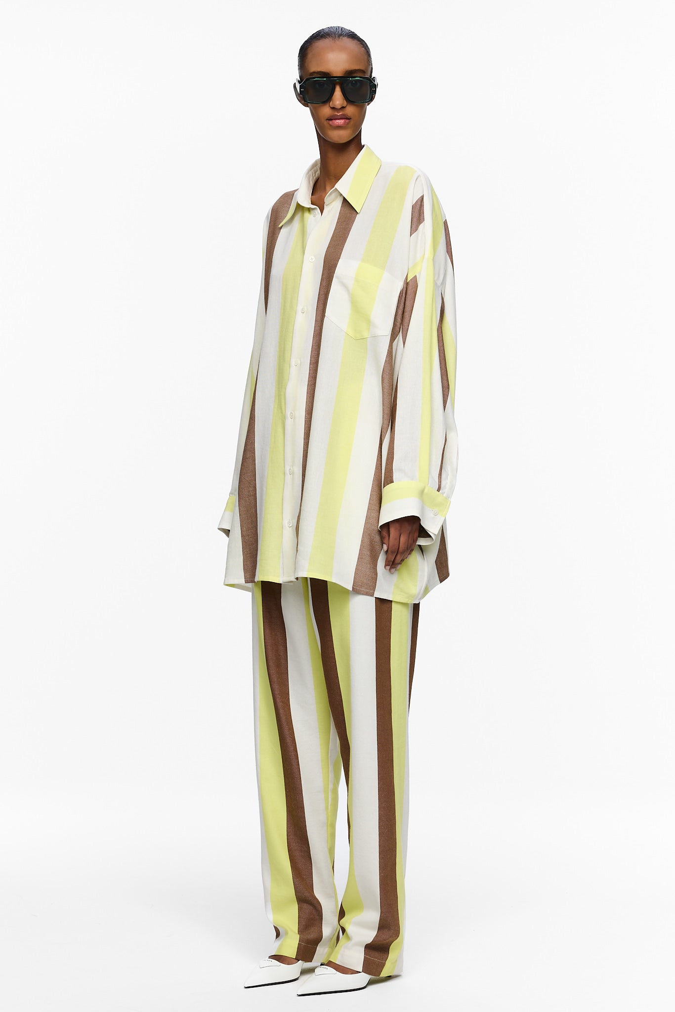 The Oversized Shirt - Stripe 19 – Marrakshi Life