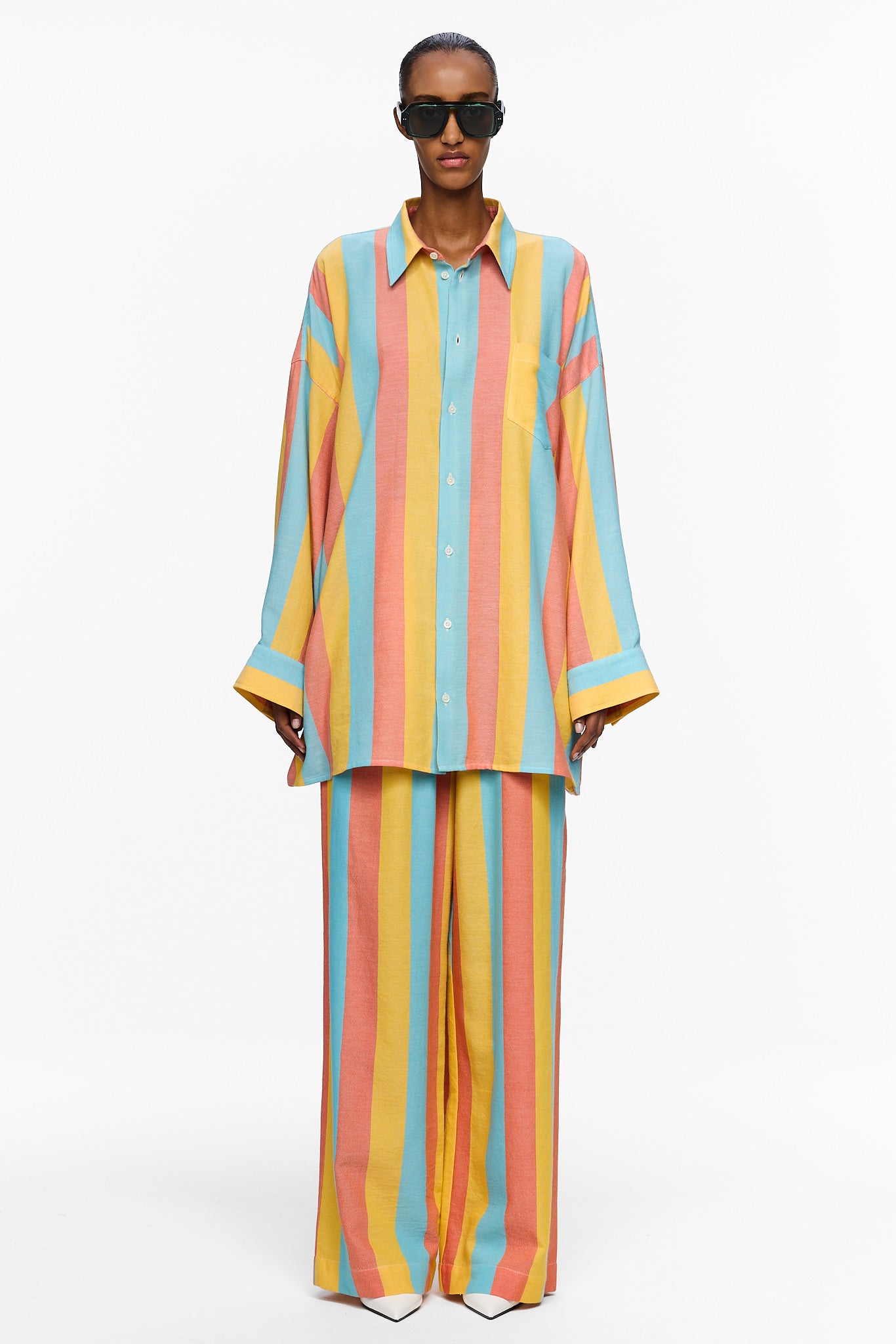 The Oversized Shirt - Stripe 10