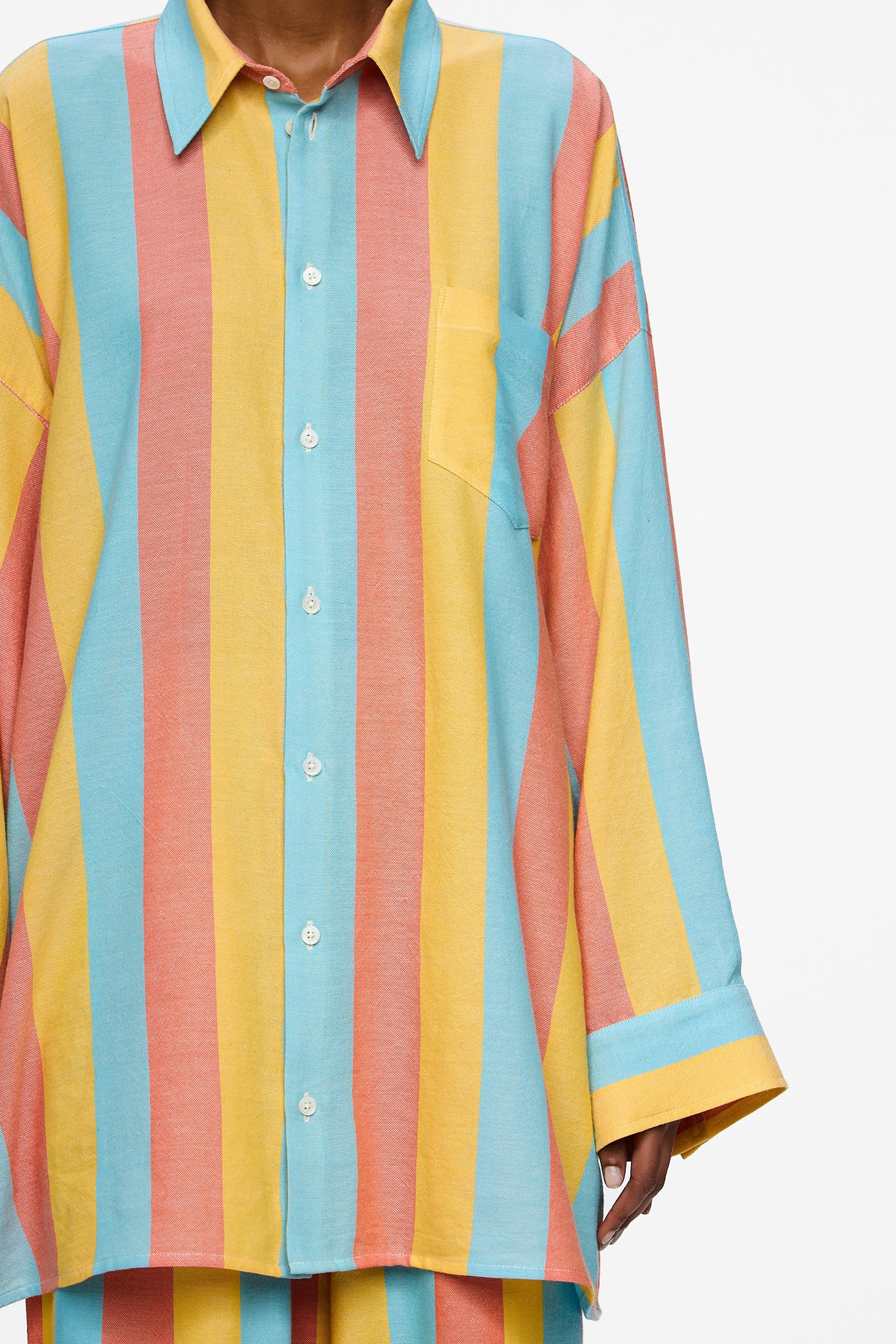 The Oversized Shirt - Stripe 10