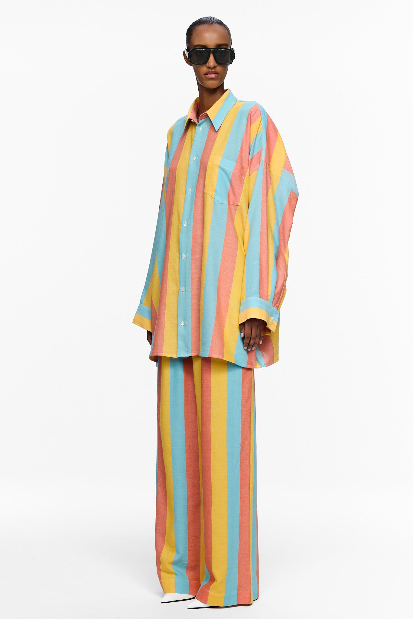 The Oversized Shirt - Stripe 10 – Marrakshi Life