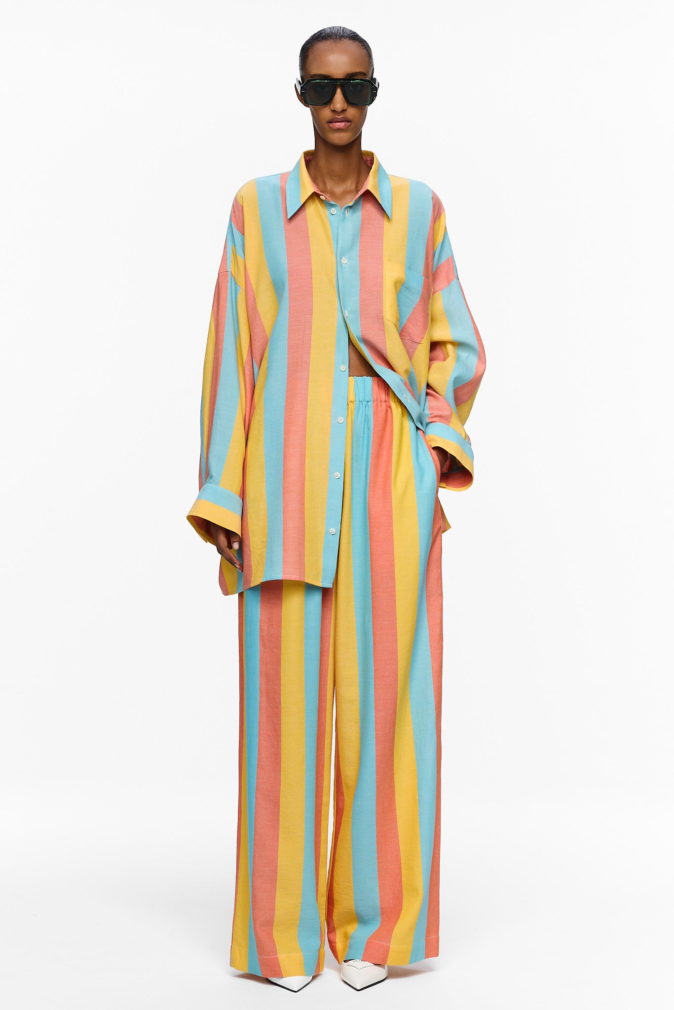 The Oversized Shirt - Stripe 10