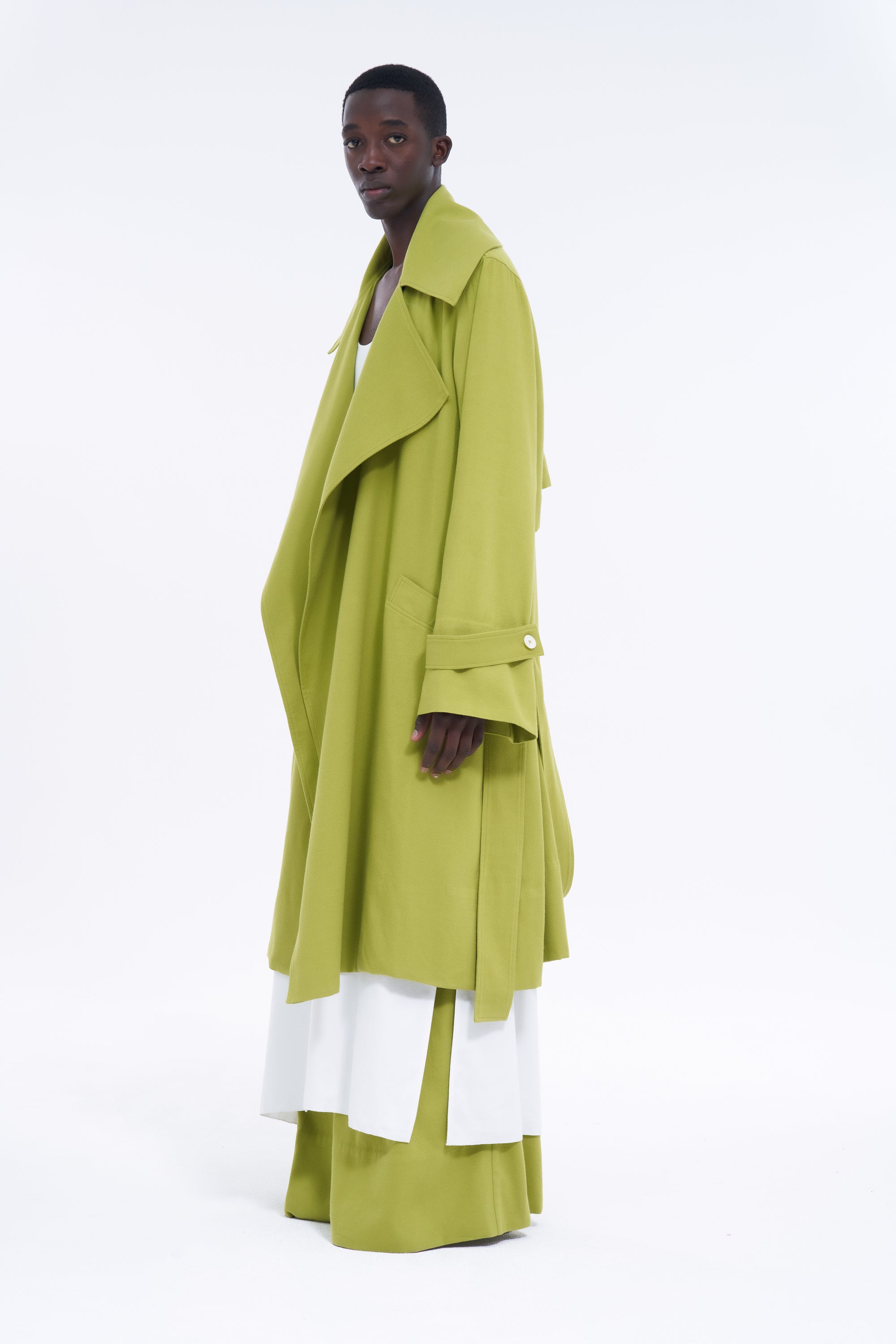 TRENCH COAT : LIME