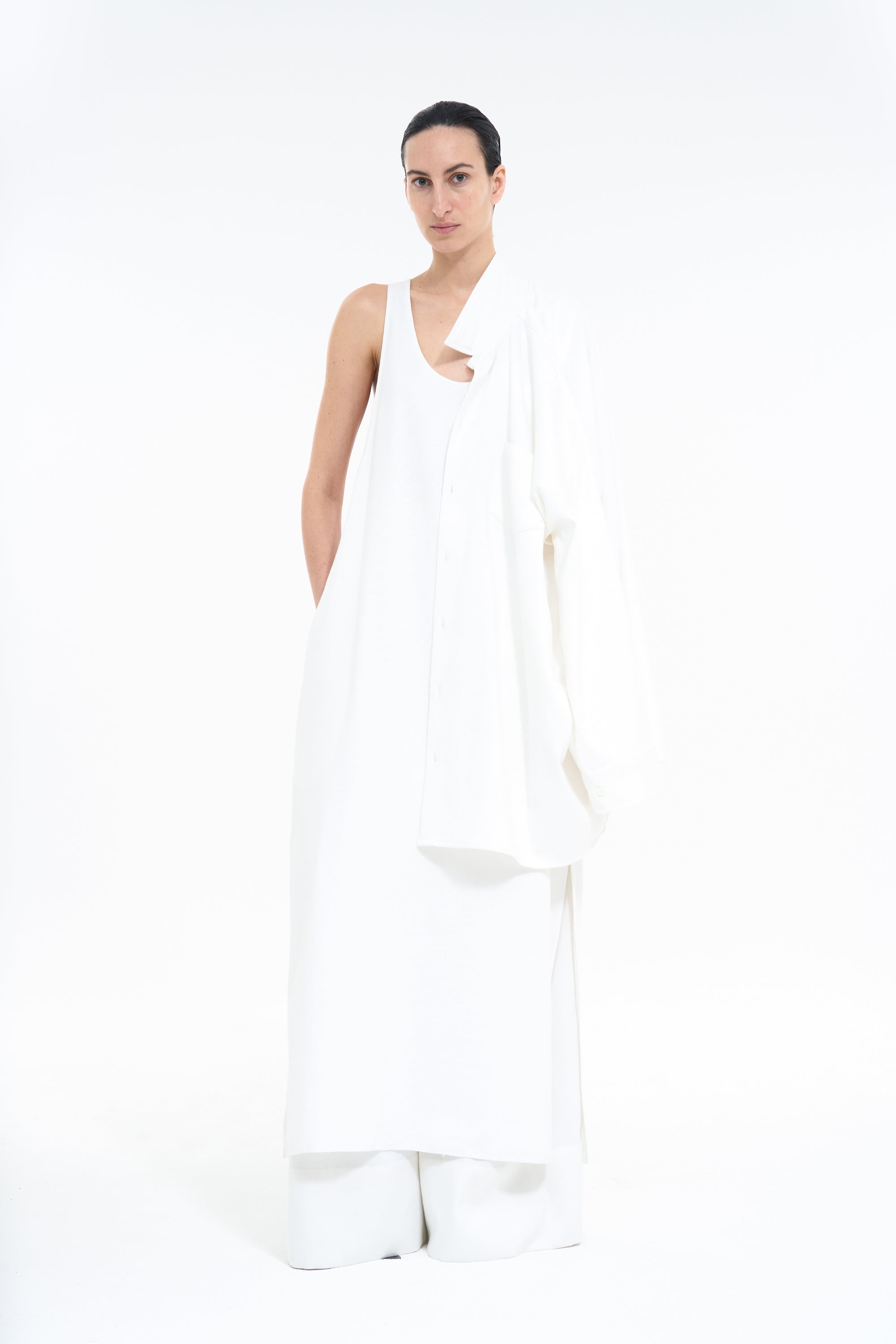TANK DRESS - WHITE