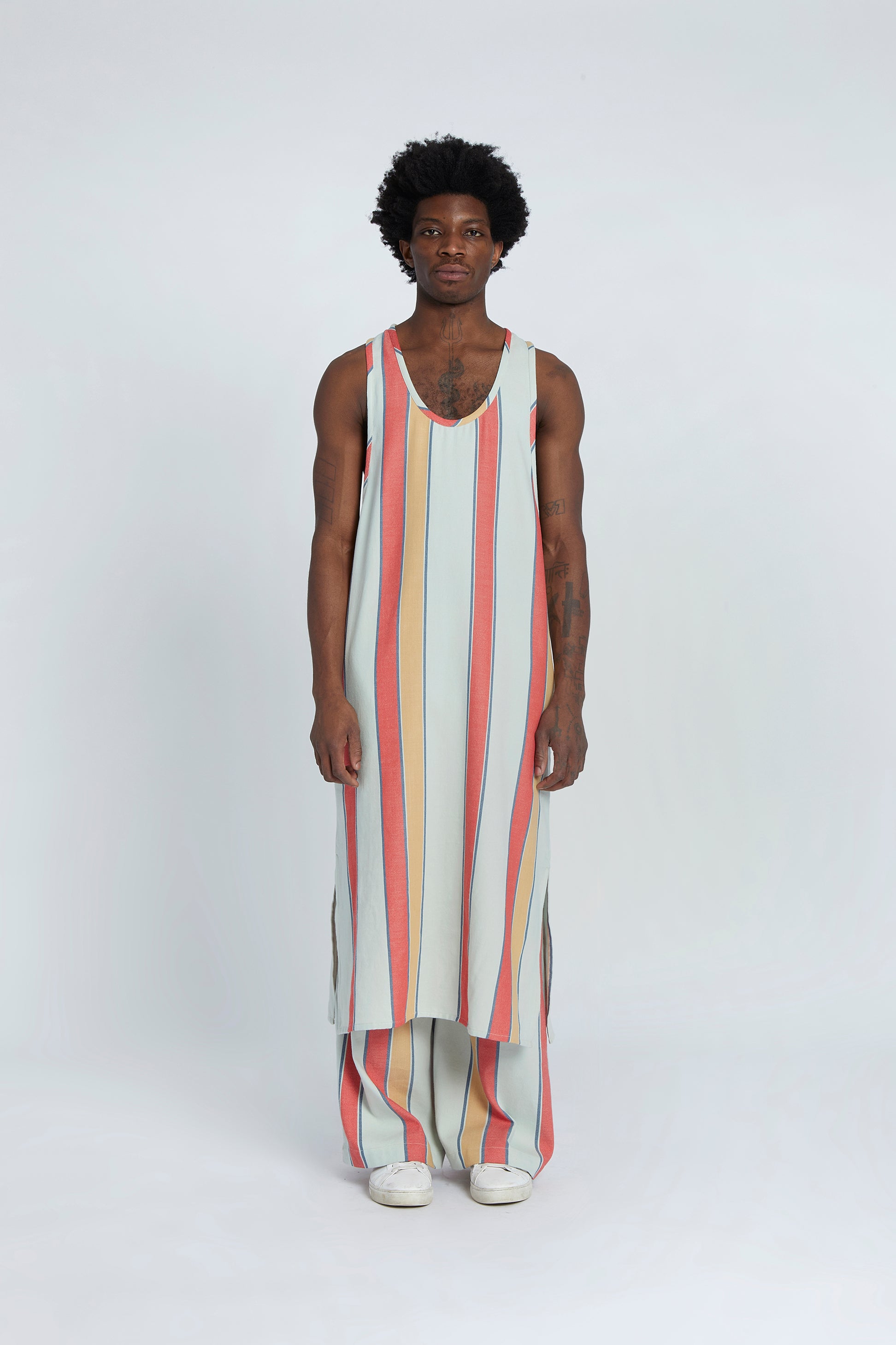 Tank Dress : Tantan Stripe